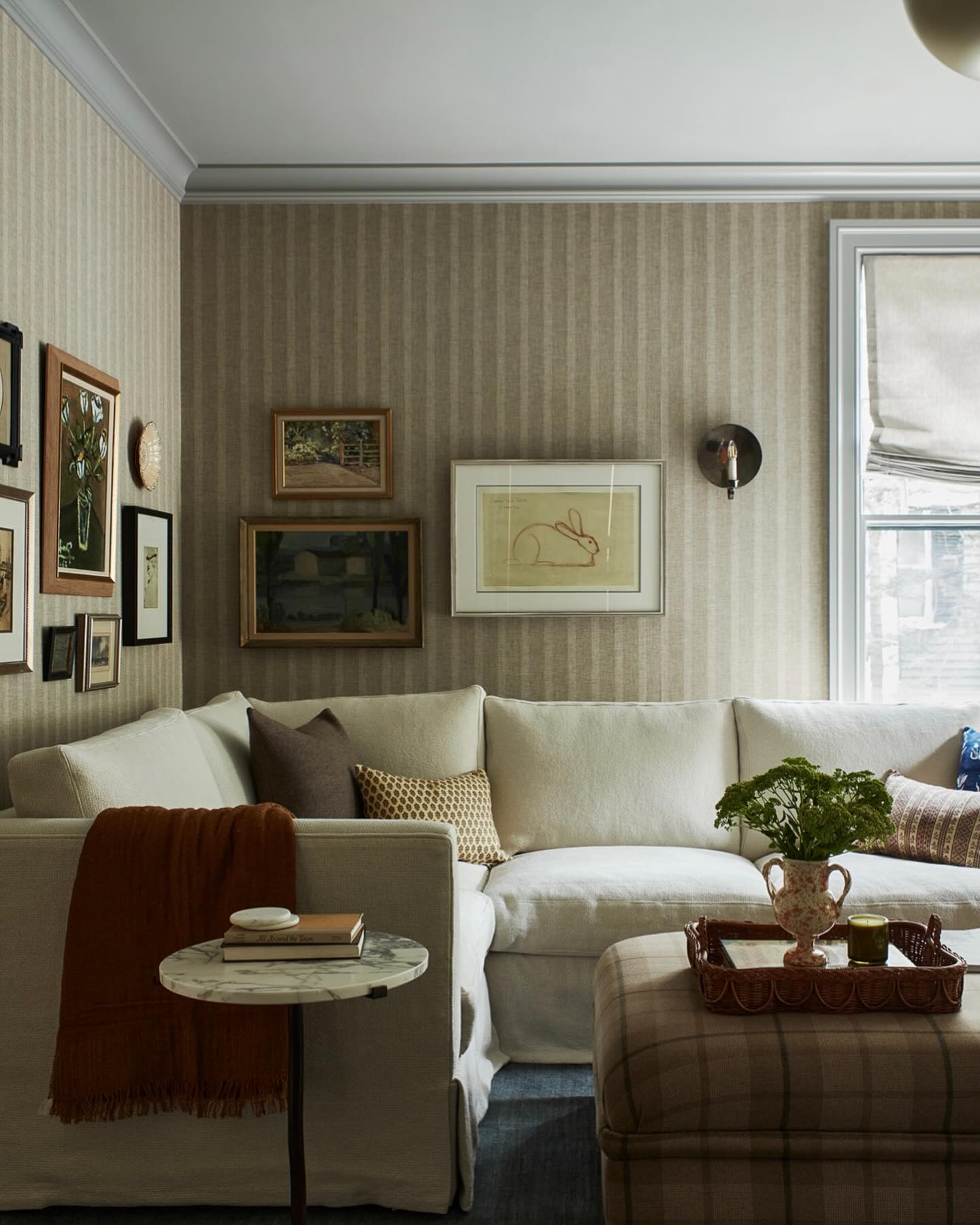 14. Soften a Family Room with Slipcovers