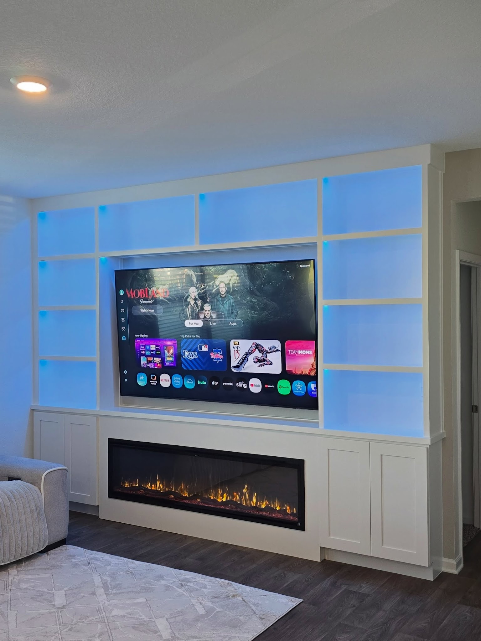 13. Add Blue Light to a White Grid