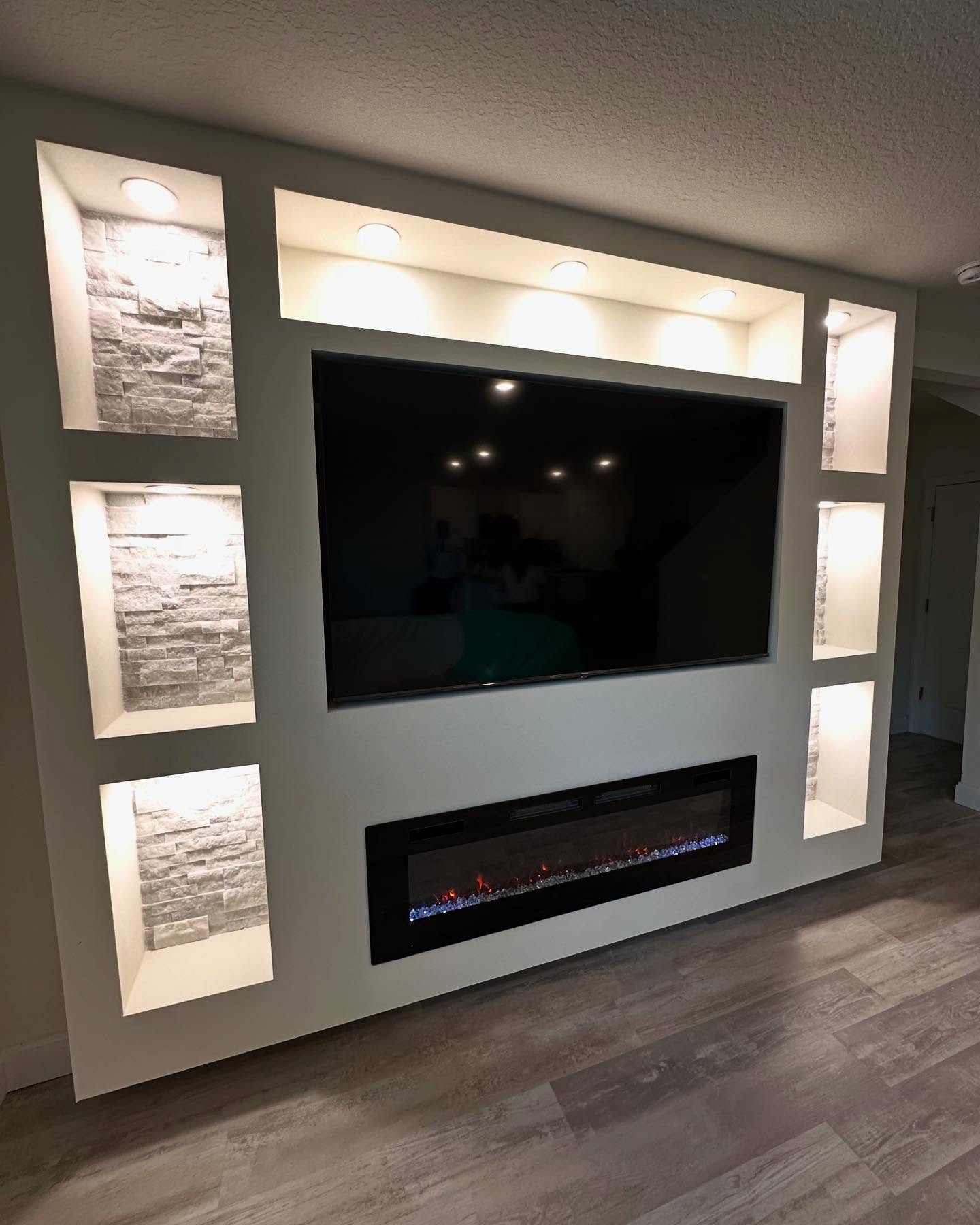 15. Frame the Screen With Textured Light Niches