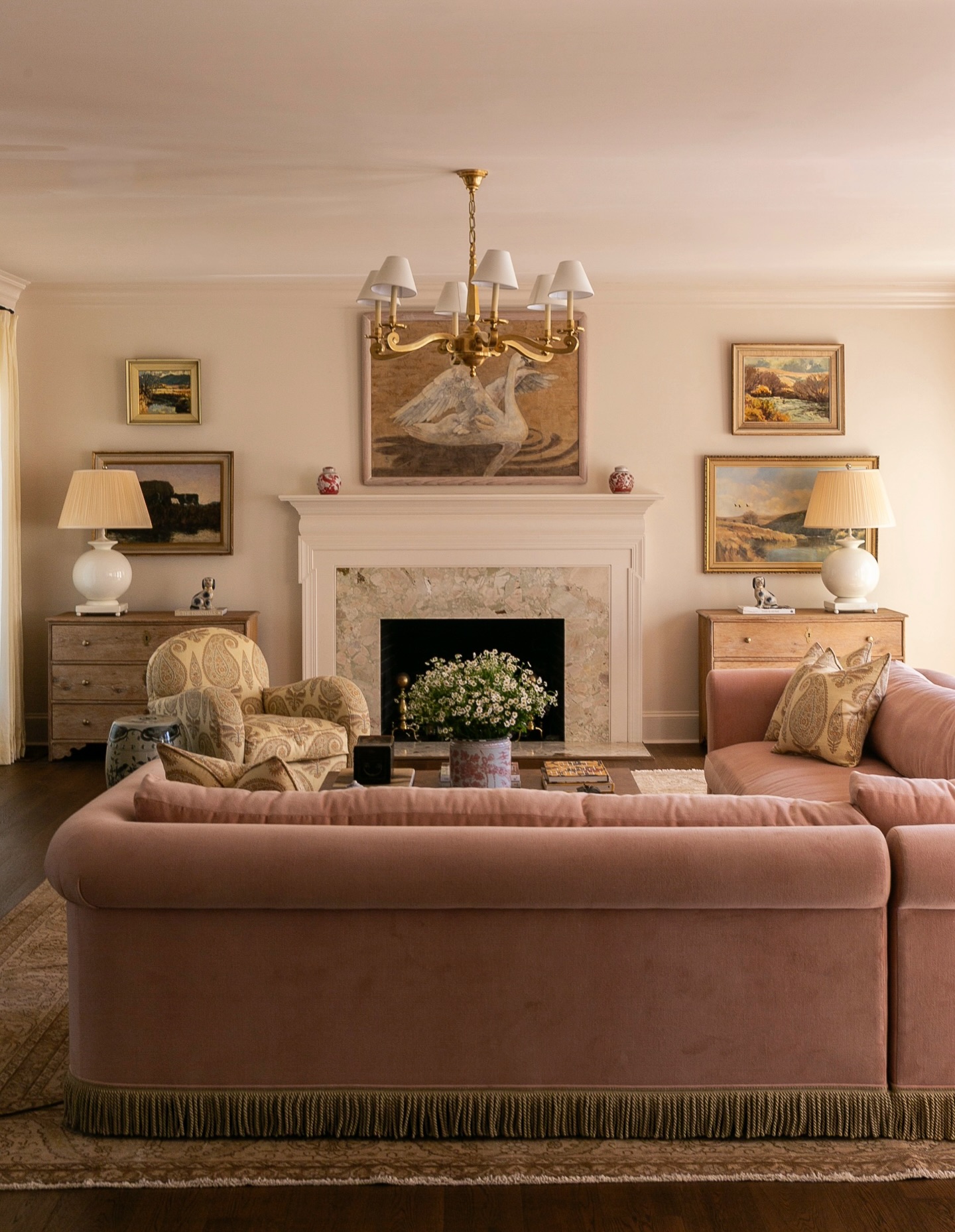 4. Give a Sectional a Traditional Setting