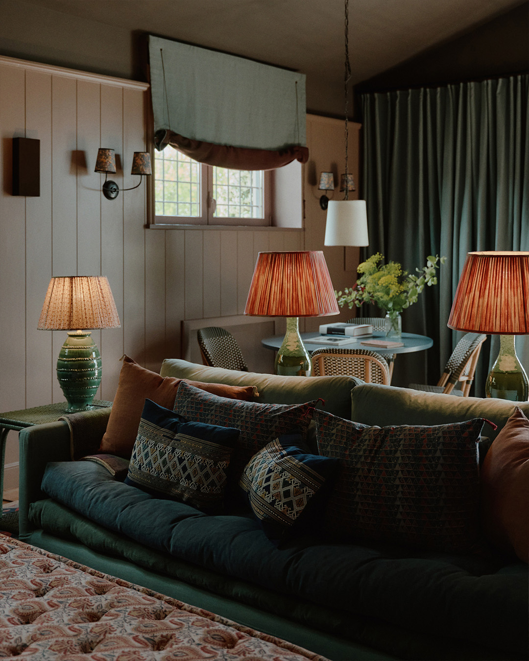 17. Create Warm Pools of Light With Varied Lamps