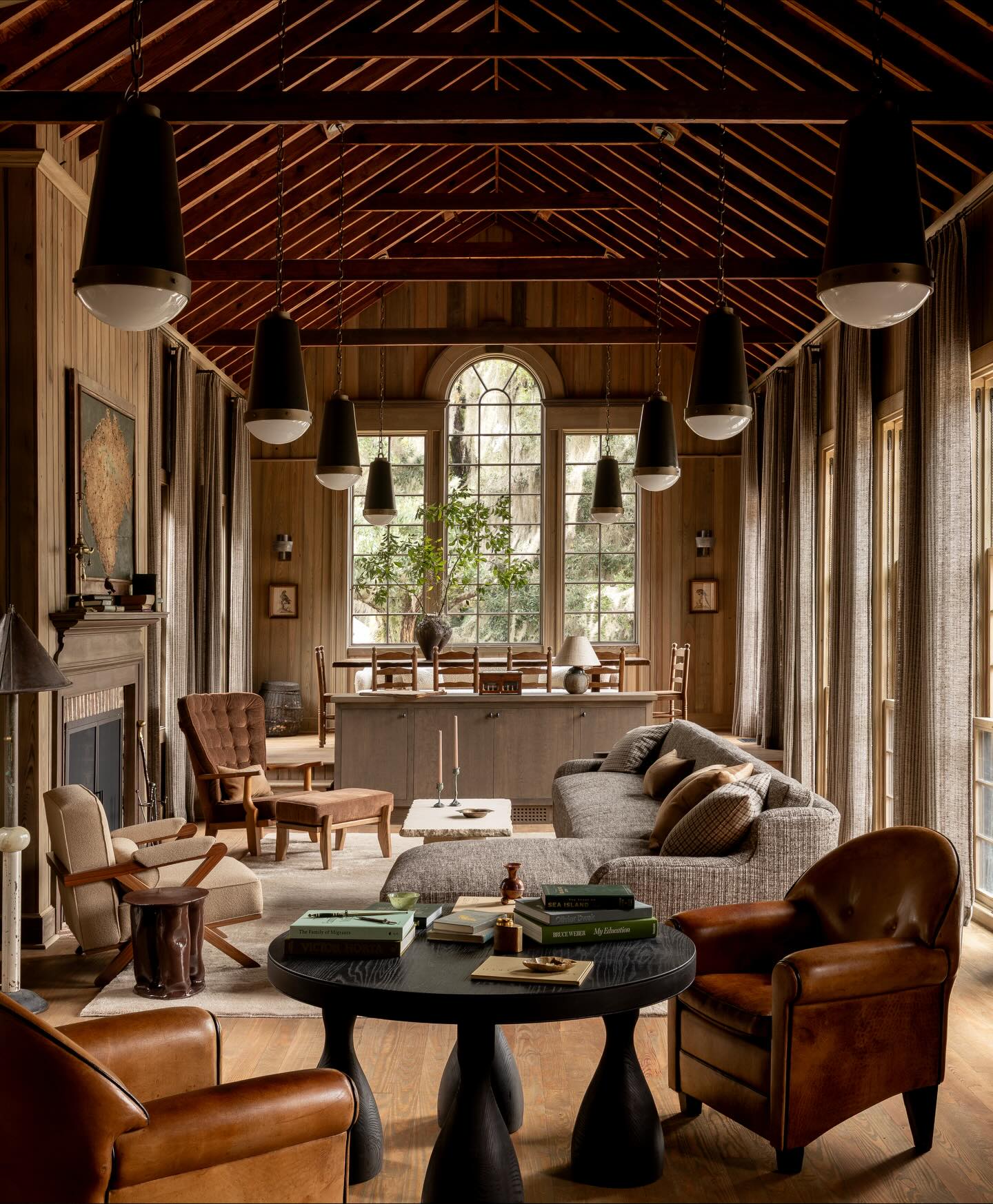 20. Divide a Long Room With Low Furniture