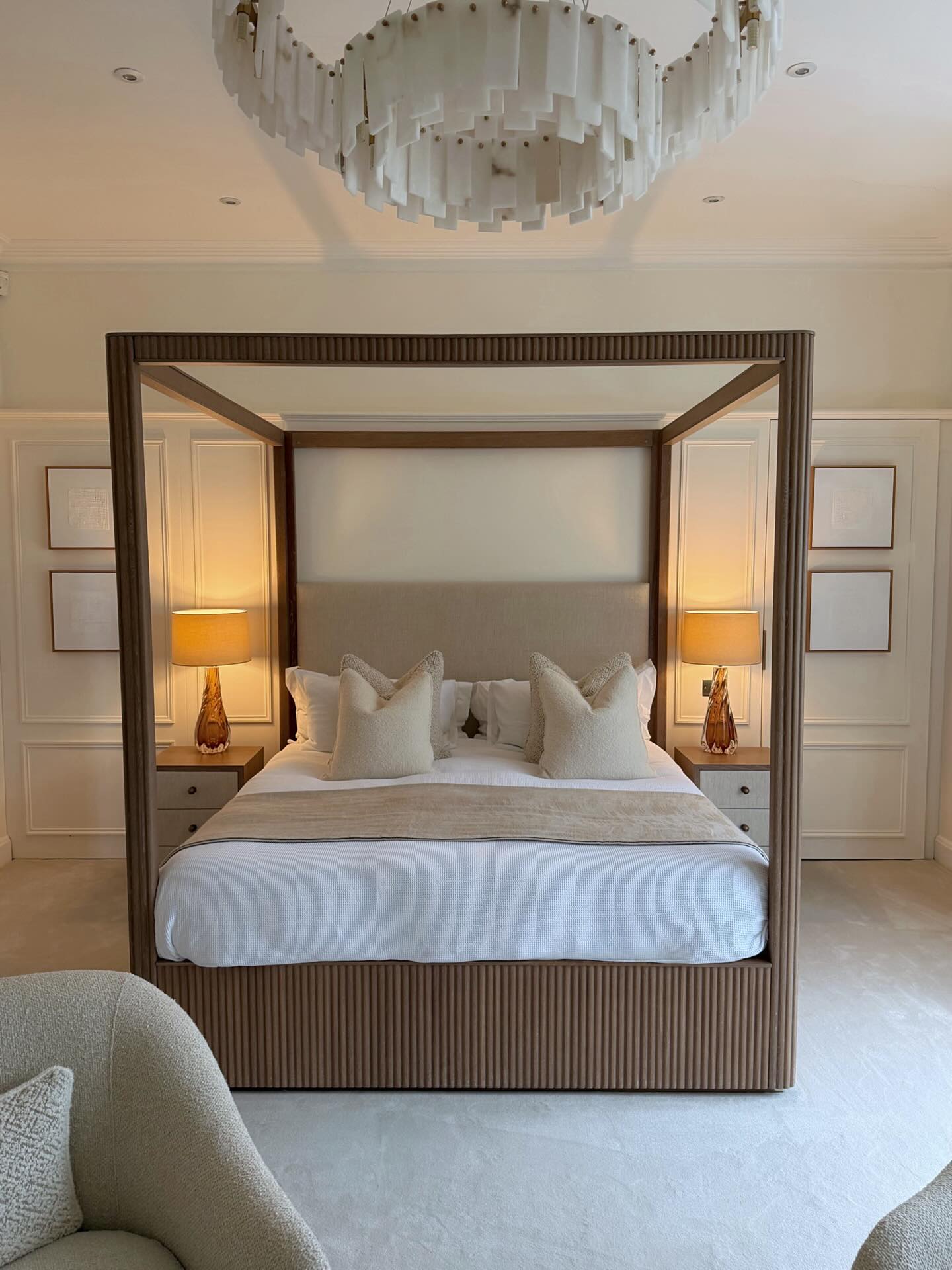 17. Let an Open Canopy Frame a Neutral Room