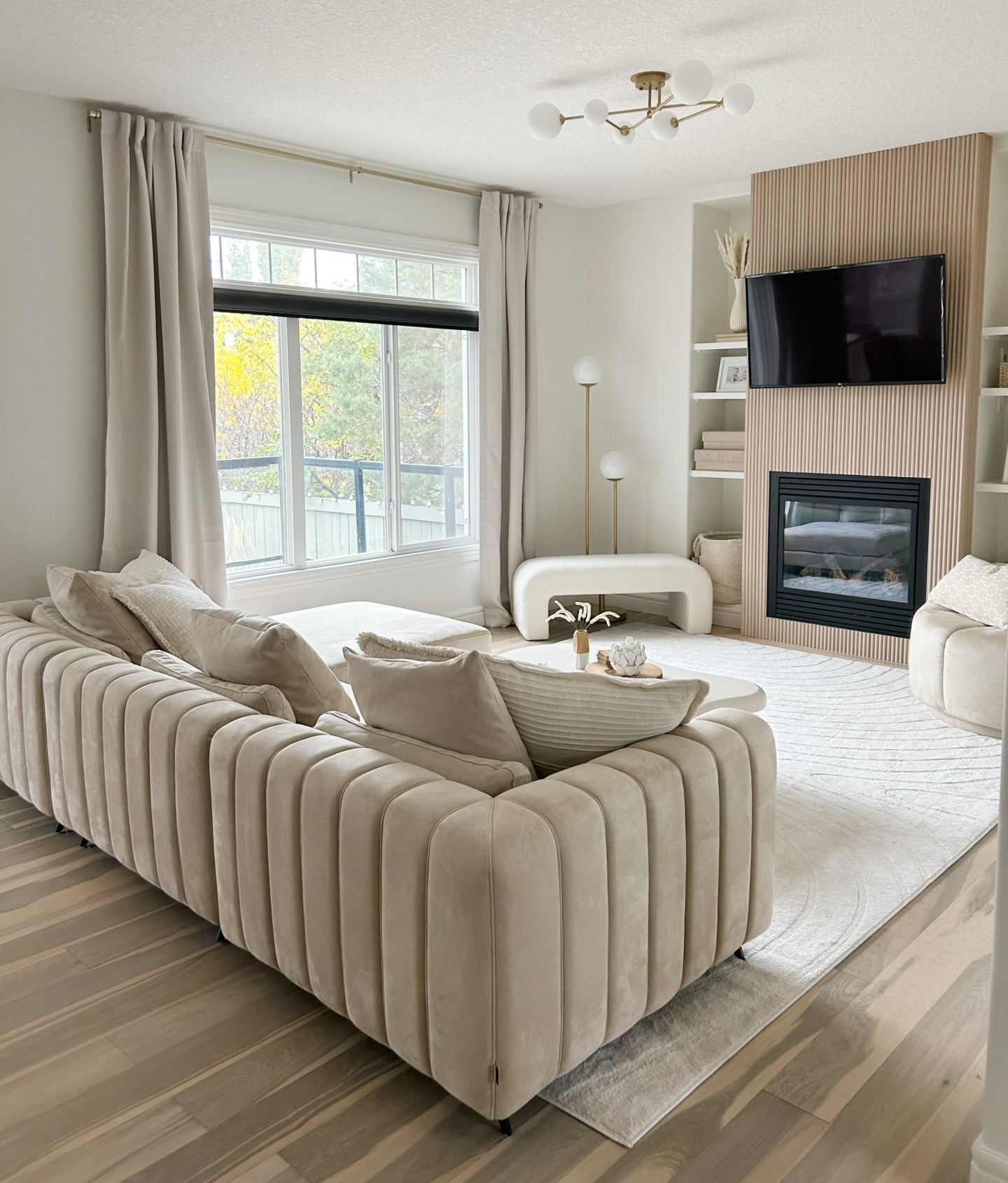 9. Echo Sofa Channels With a Fluted Wall