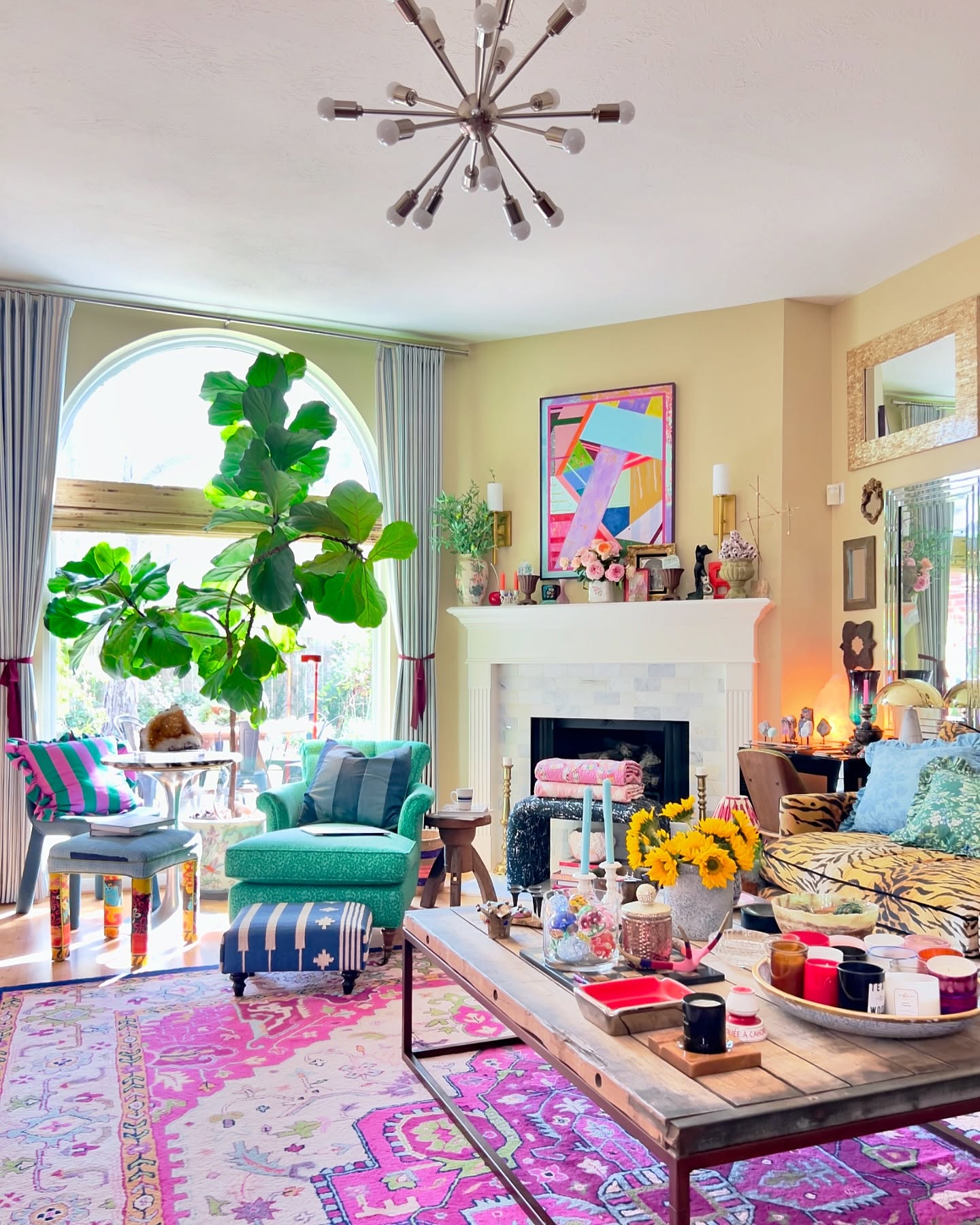 Give Existing Furniture a Bold New Textile Mix