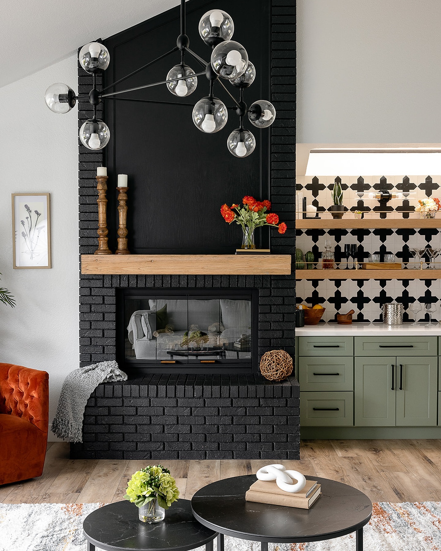 Build a Graphic Palette Around Black Brick