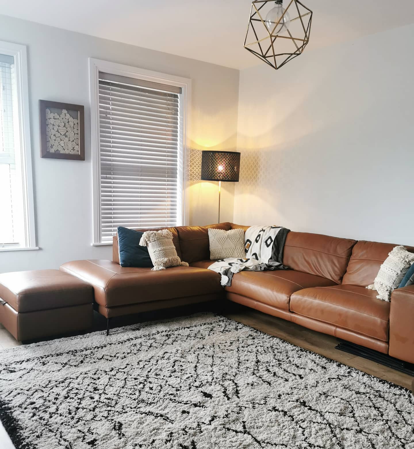 Leave the Center Open Around a Brown Sectional