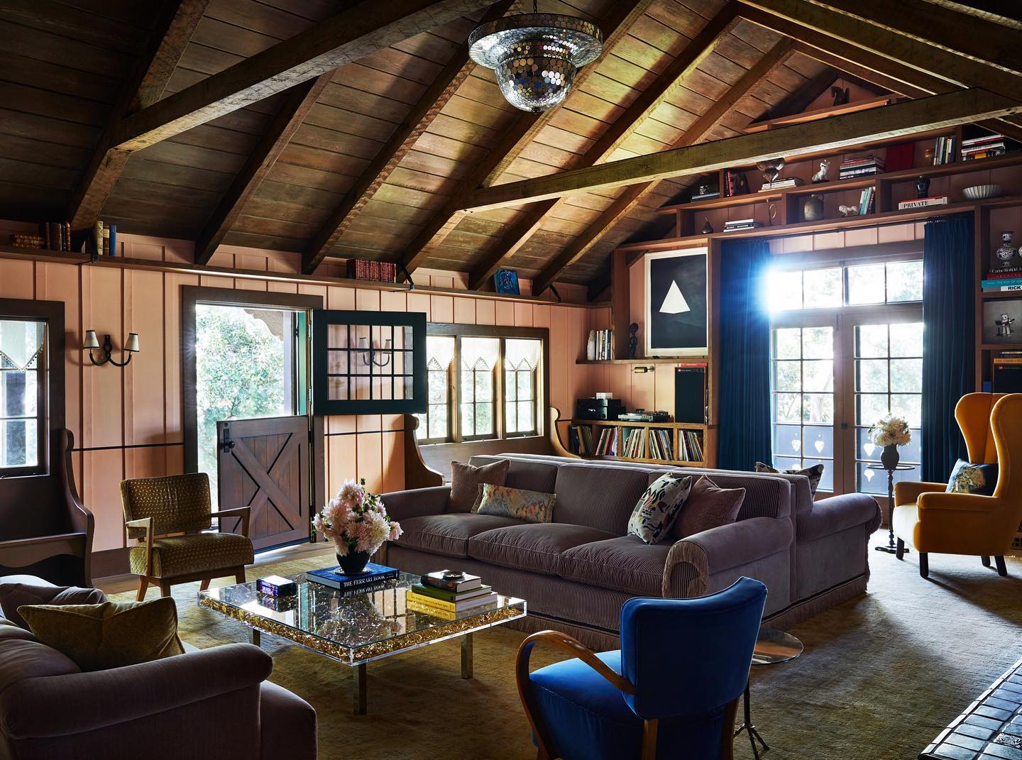 Pair Timber With Rich Upholstery Colors