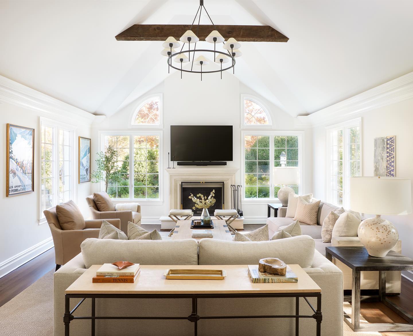 Anchor the Seating Group With a Generous Rug