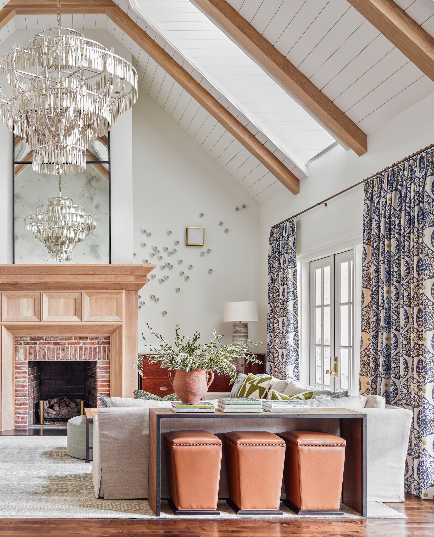 Introduce Pattern Through Full Drapery Panels