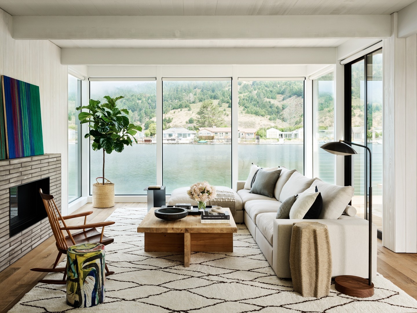 Keep Furniture Low to Protect a Water View