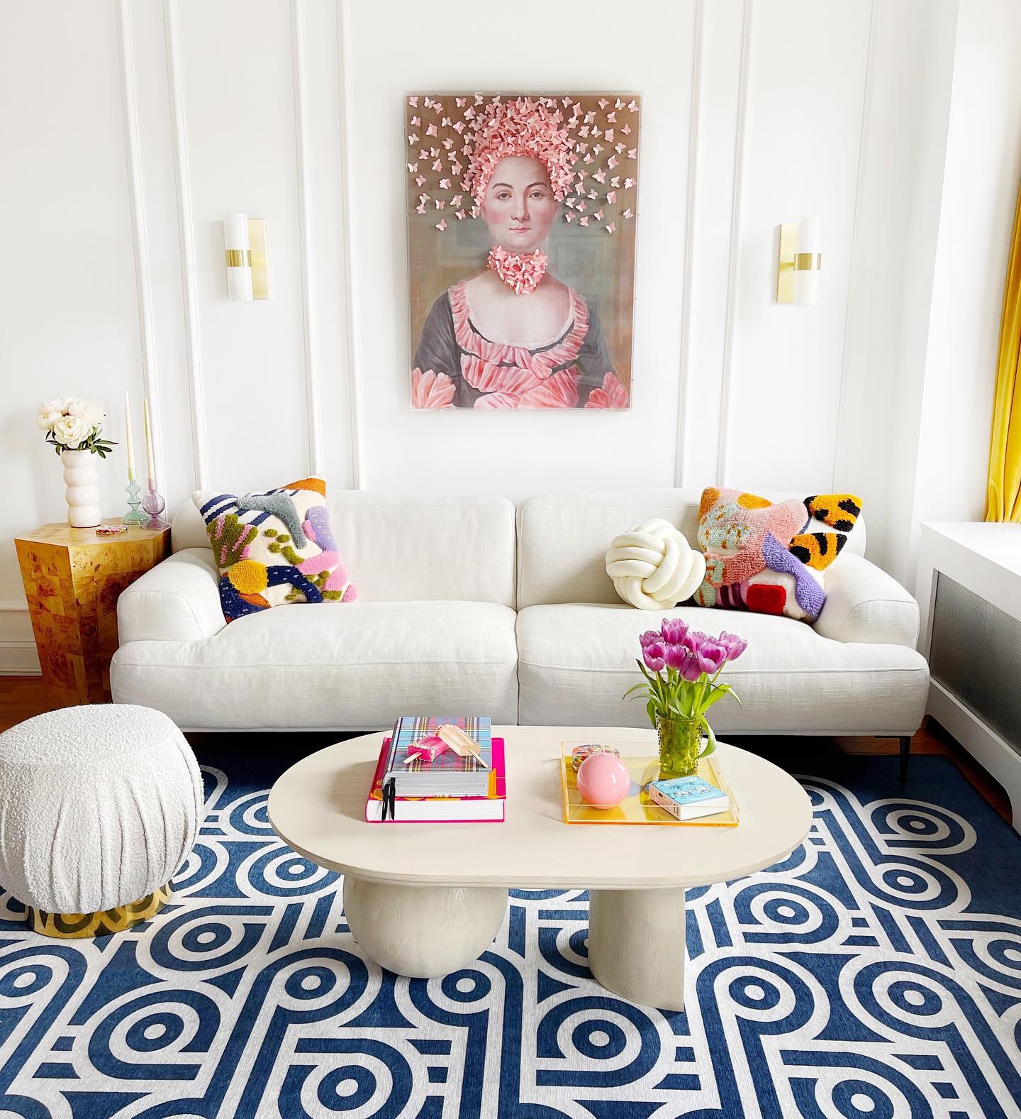 13. Make a Neutral Sofa Personal With Pillows