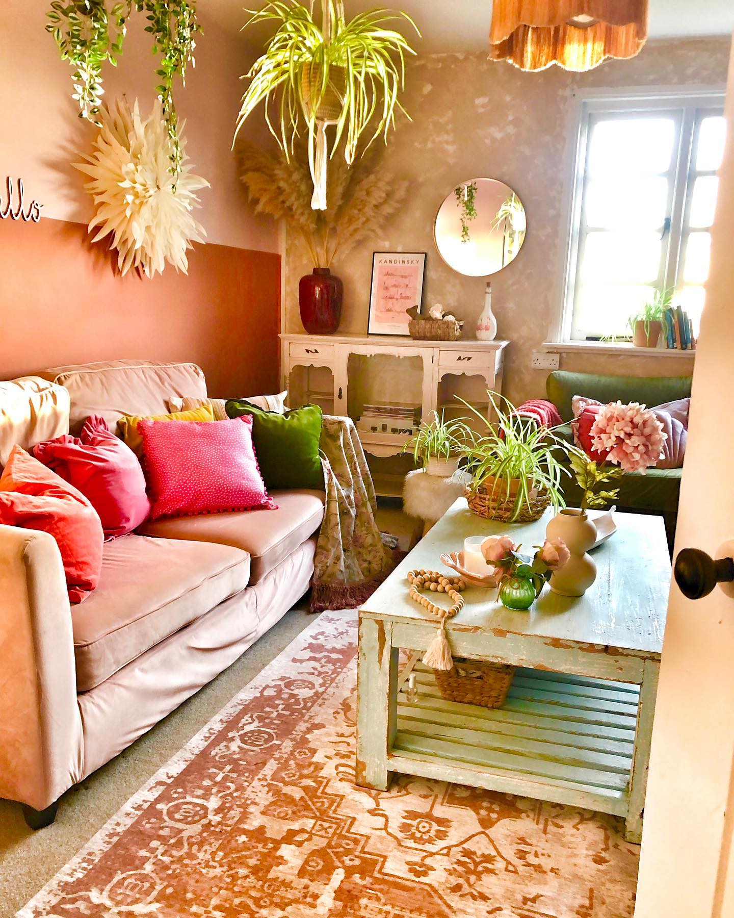 Lift Greenery above a Colorful Seating Area