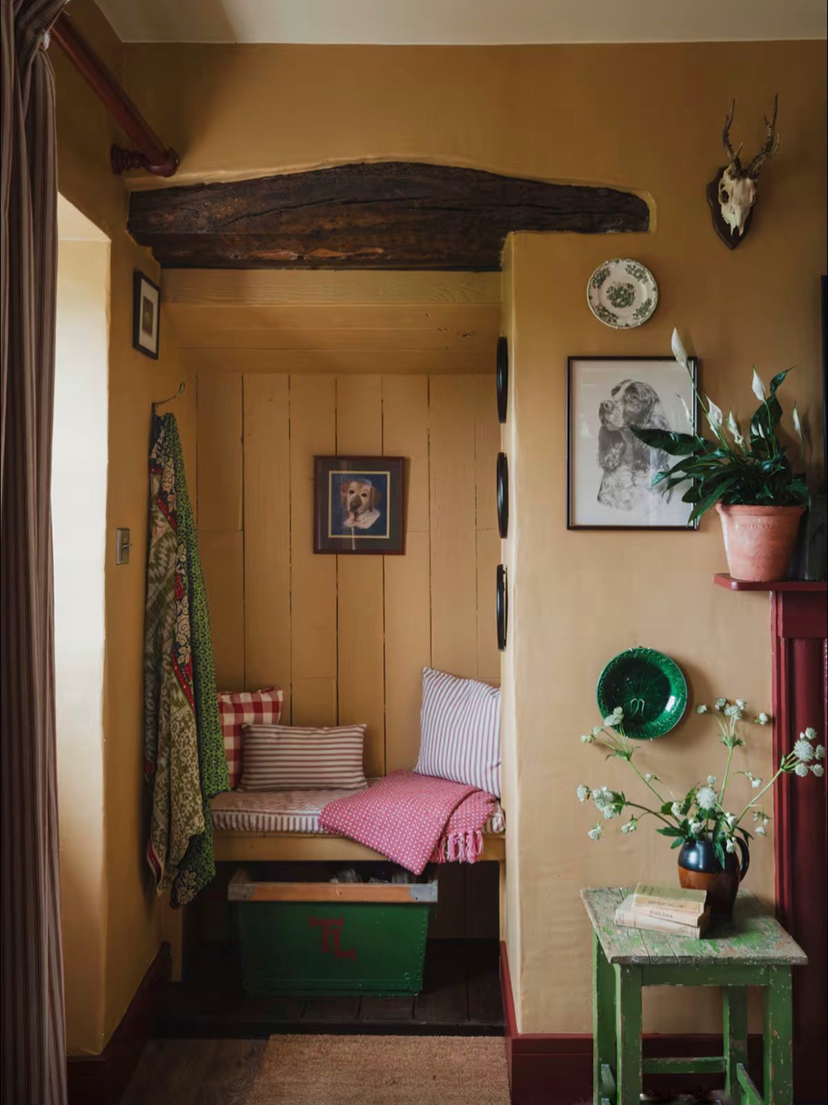 Turn an Existing Recess into a Cozy Bench Nook