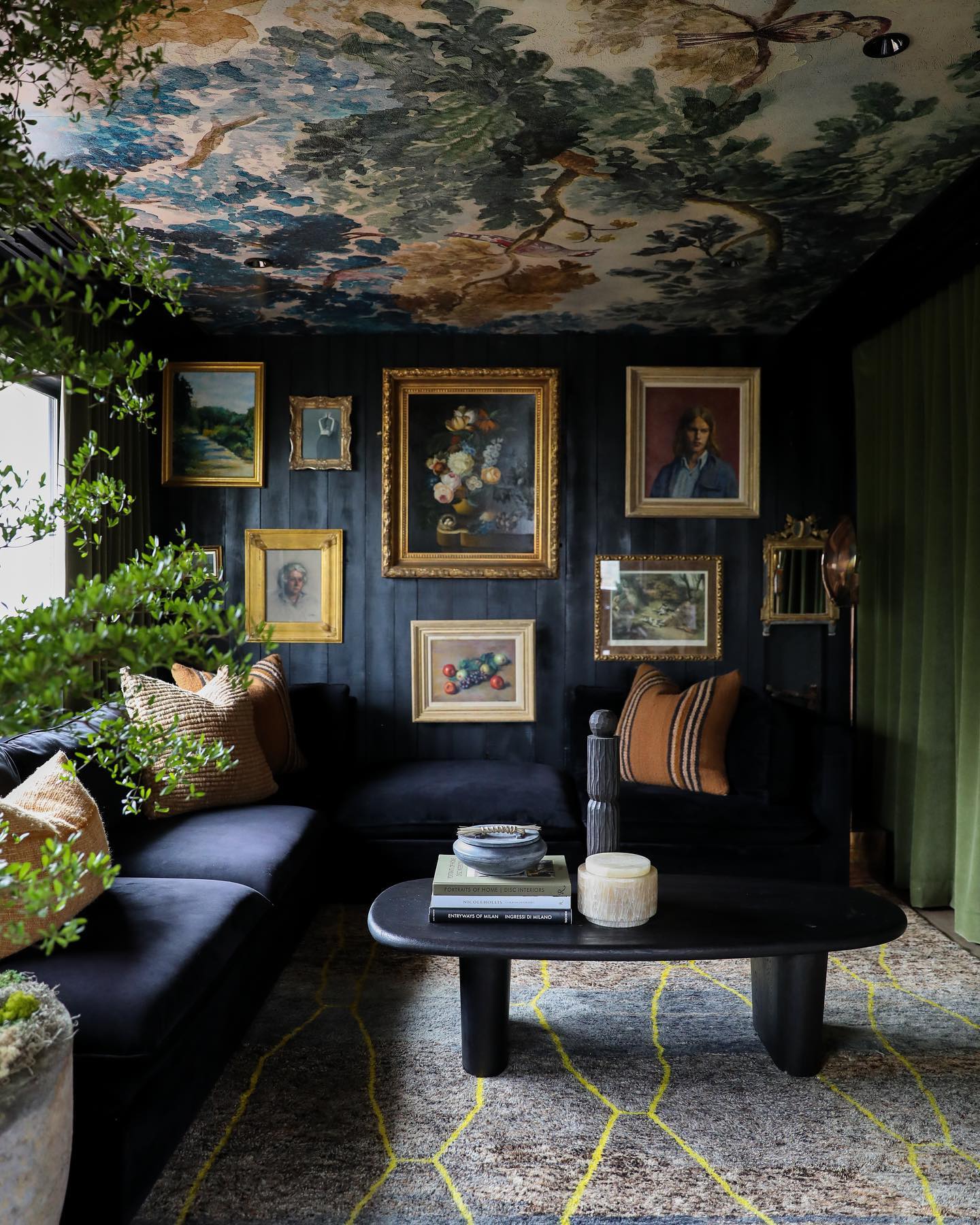 Put the Boldest Pattern on the Ceiling