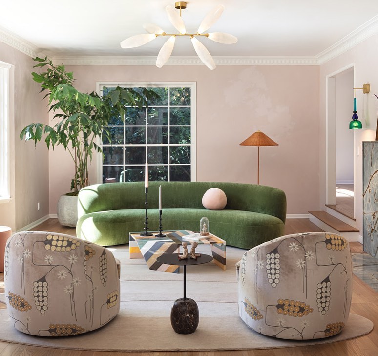 12. Pair Moss Green With Gentle Blush