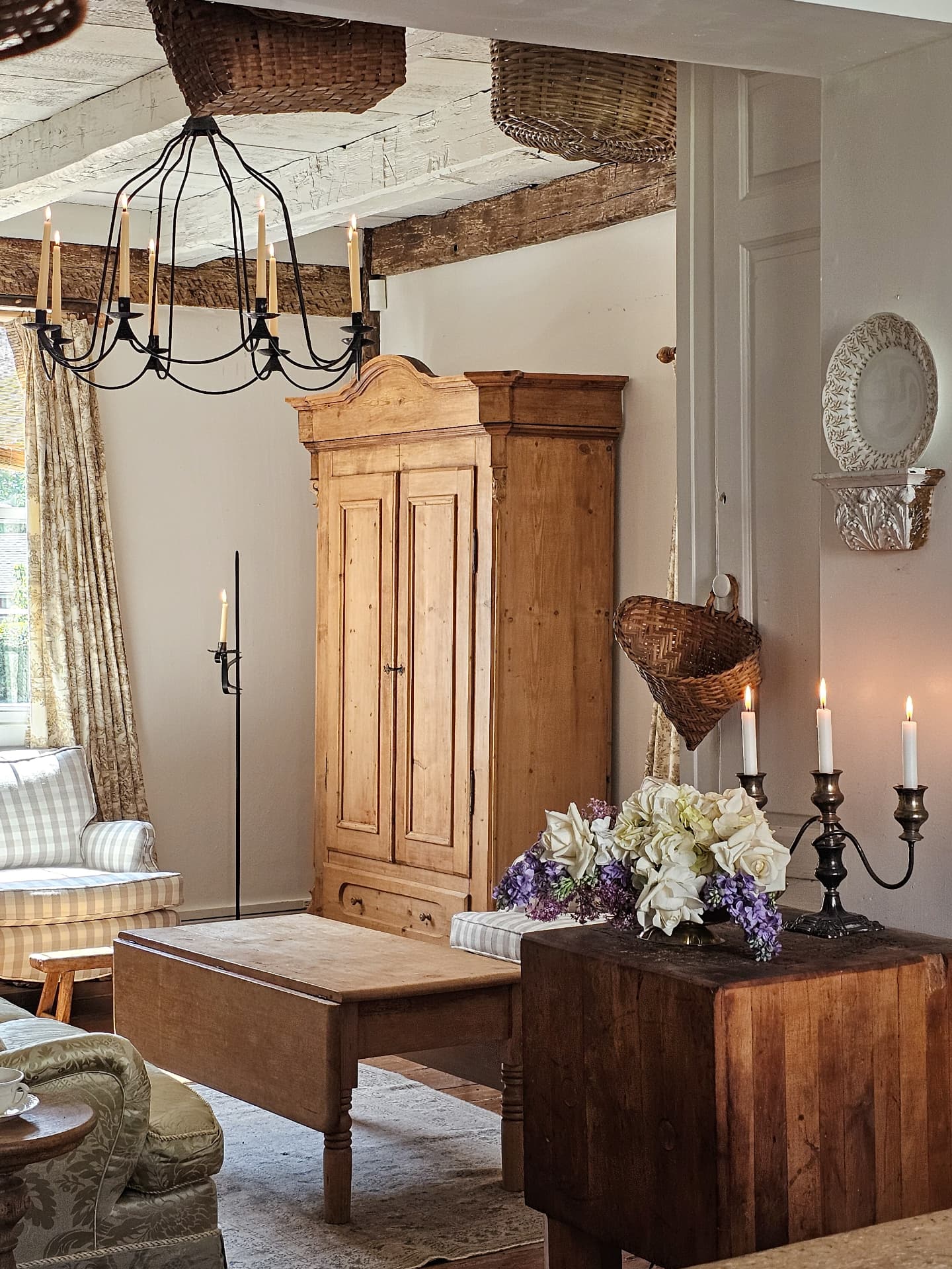 Make a Tall Wooden Cupboard the Main Storage Piece