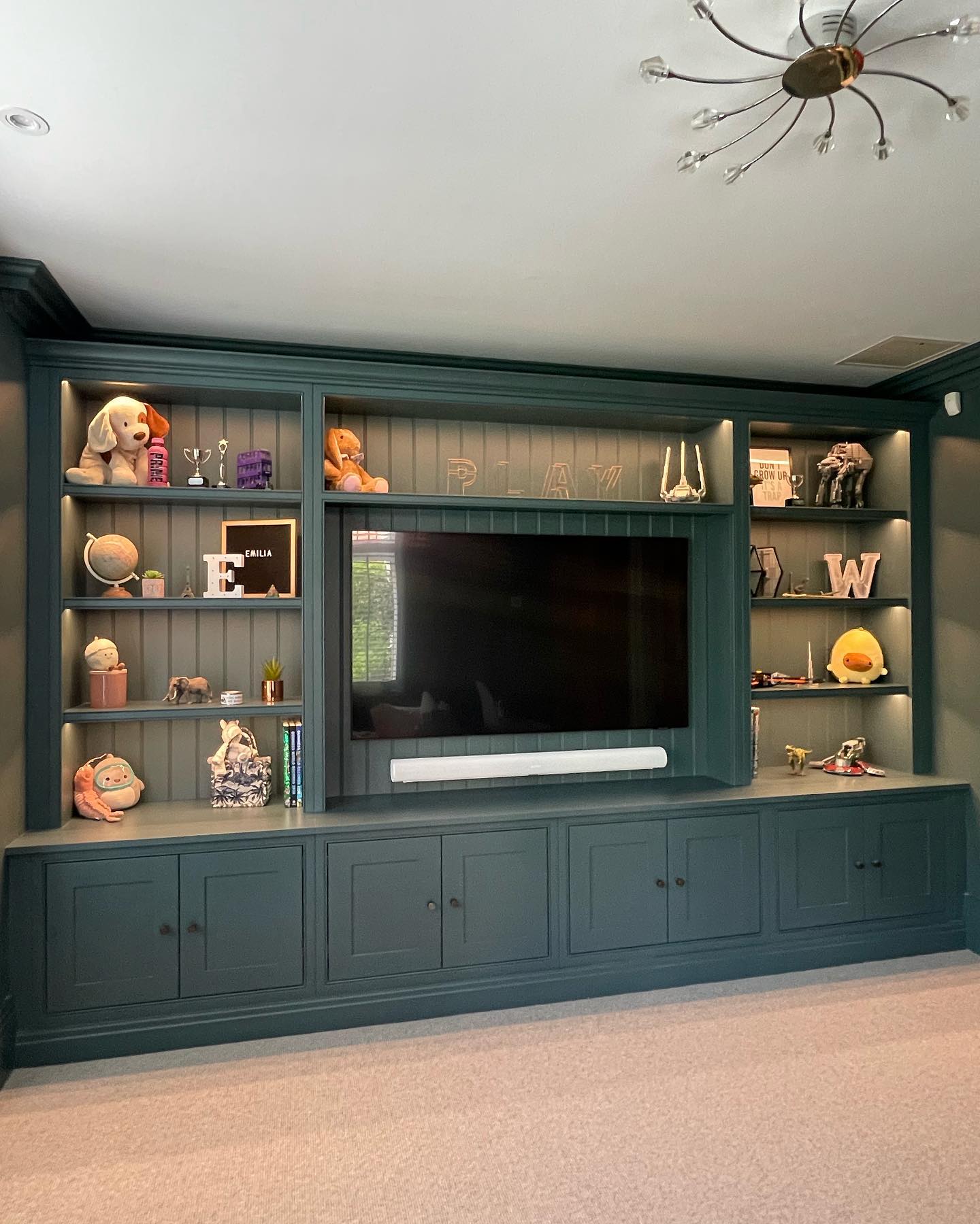 Build Storage And Display Around The Television