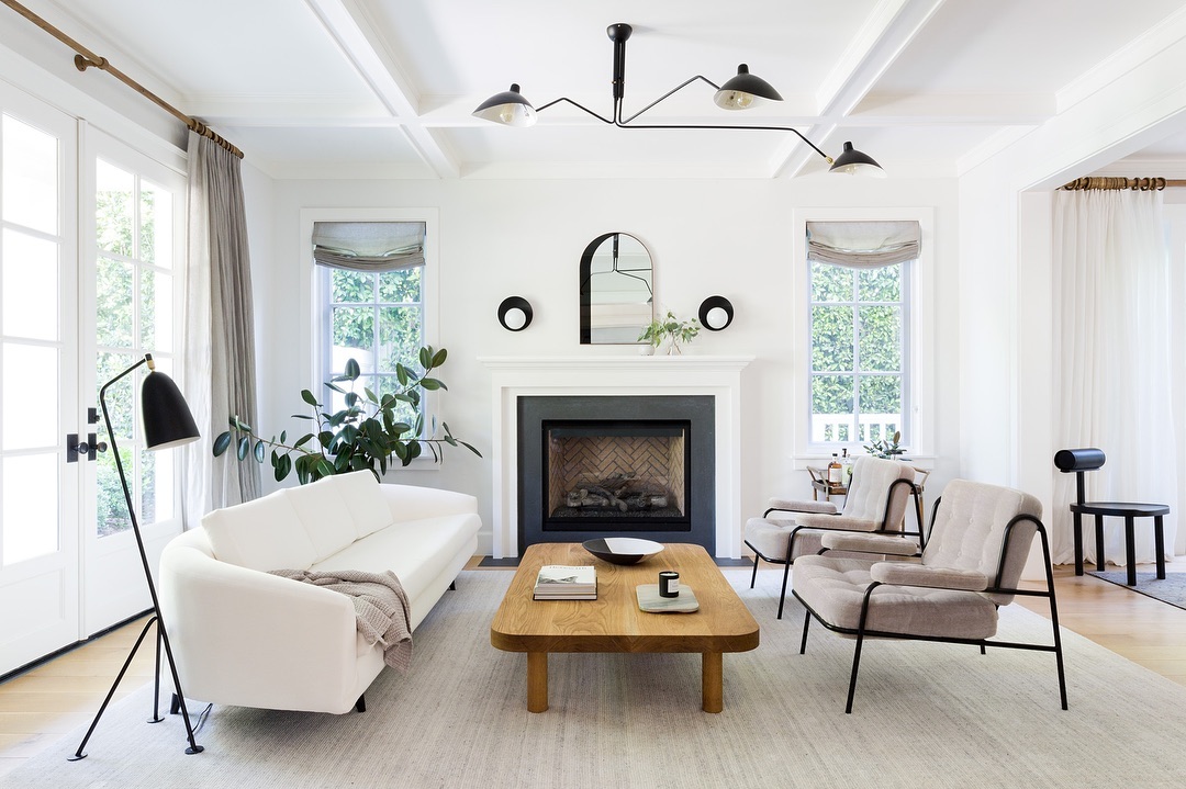 12. Outline a Pale Room with Slender Black Lighting