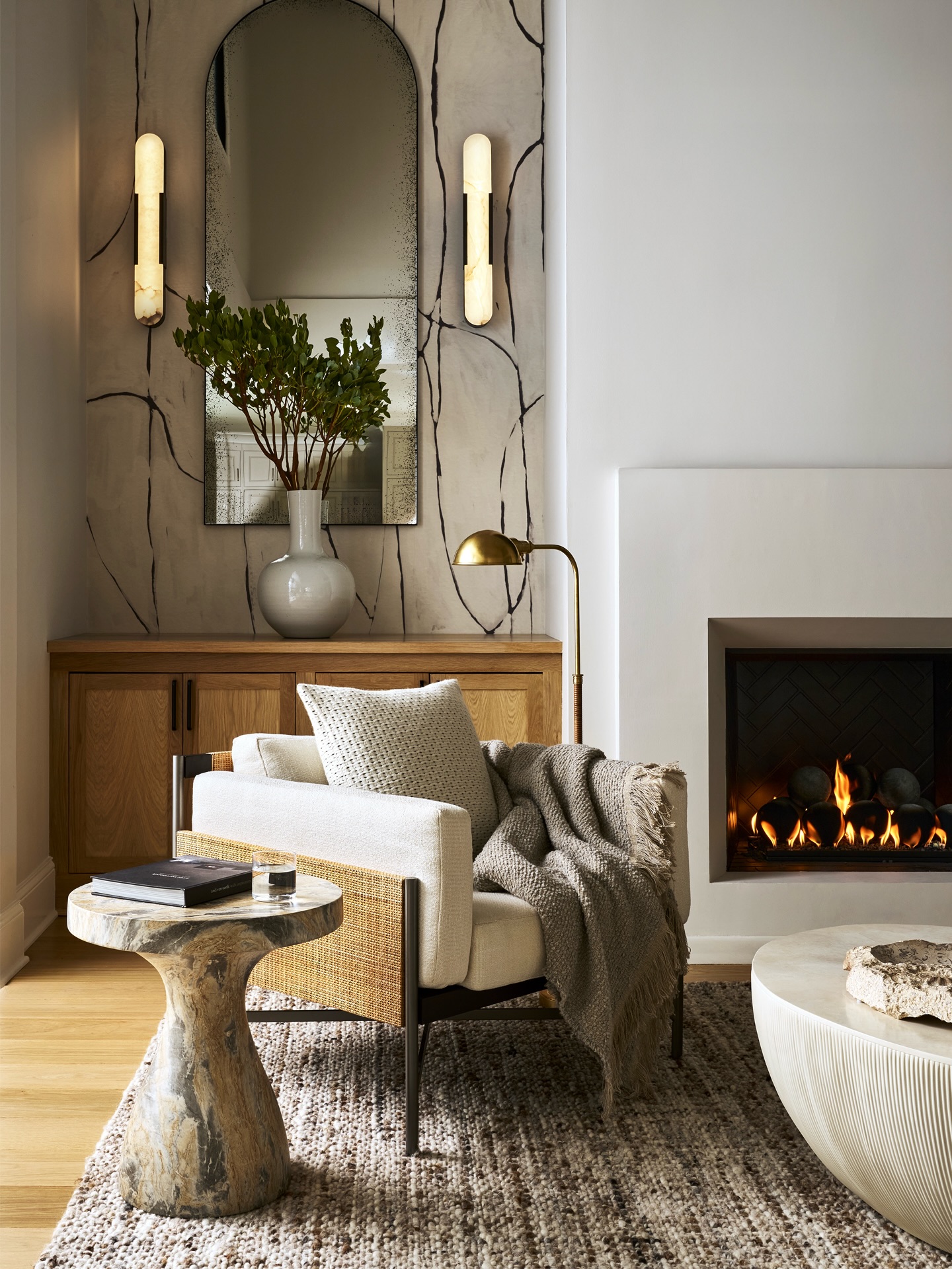 9. Build a Reading Corner With Contrasting Textures