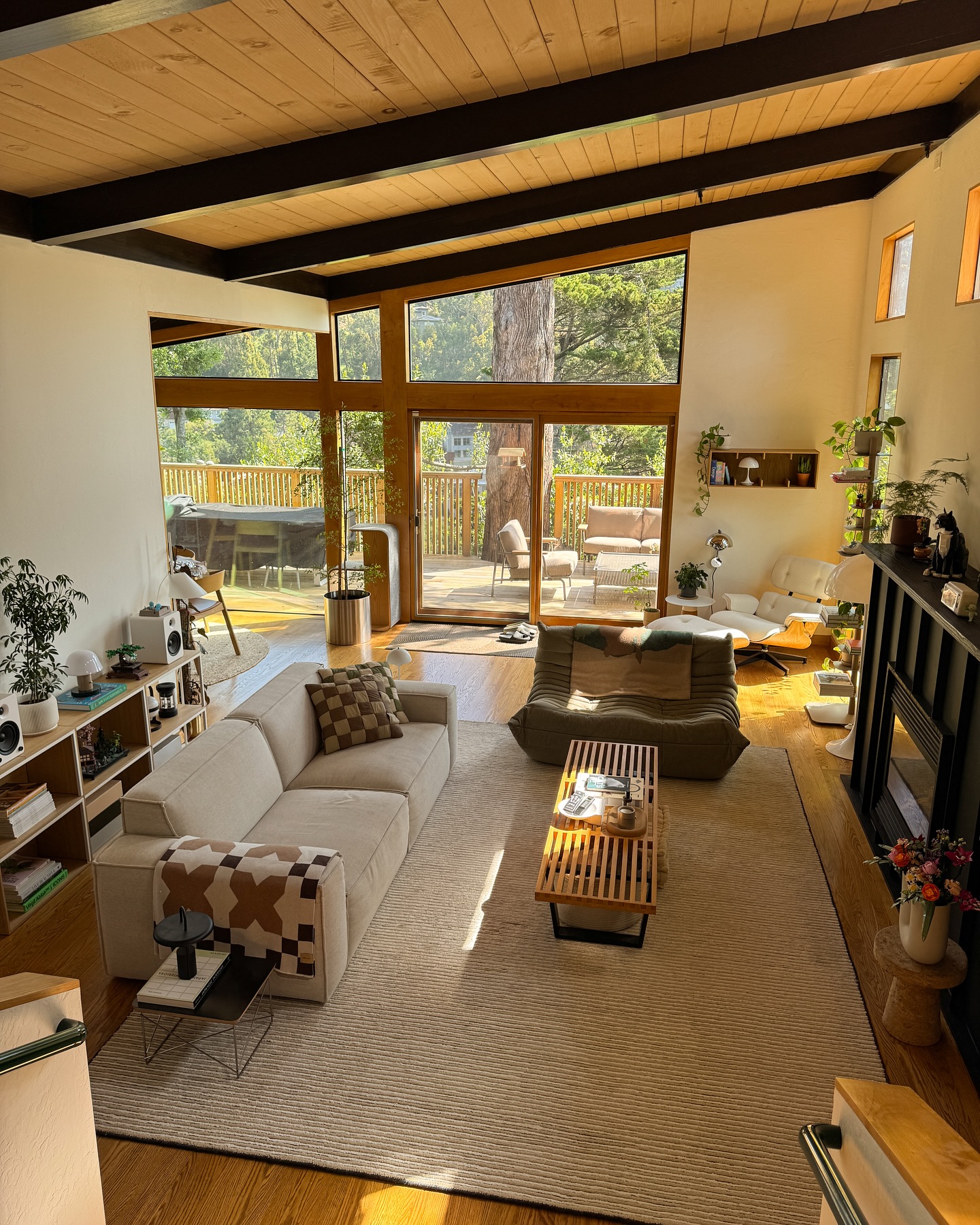 20. Keep Seating Low to Preserve a Garden View
