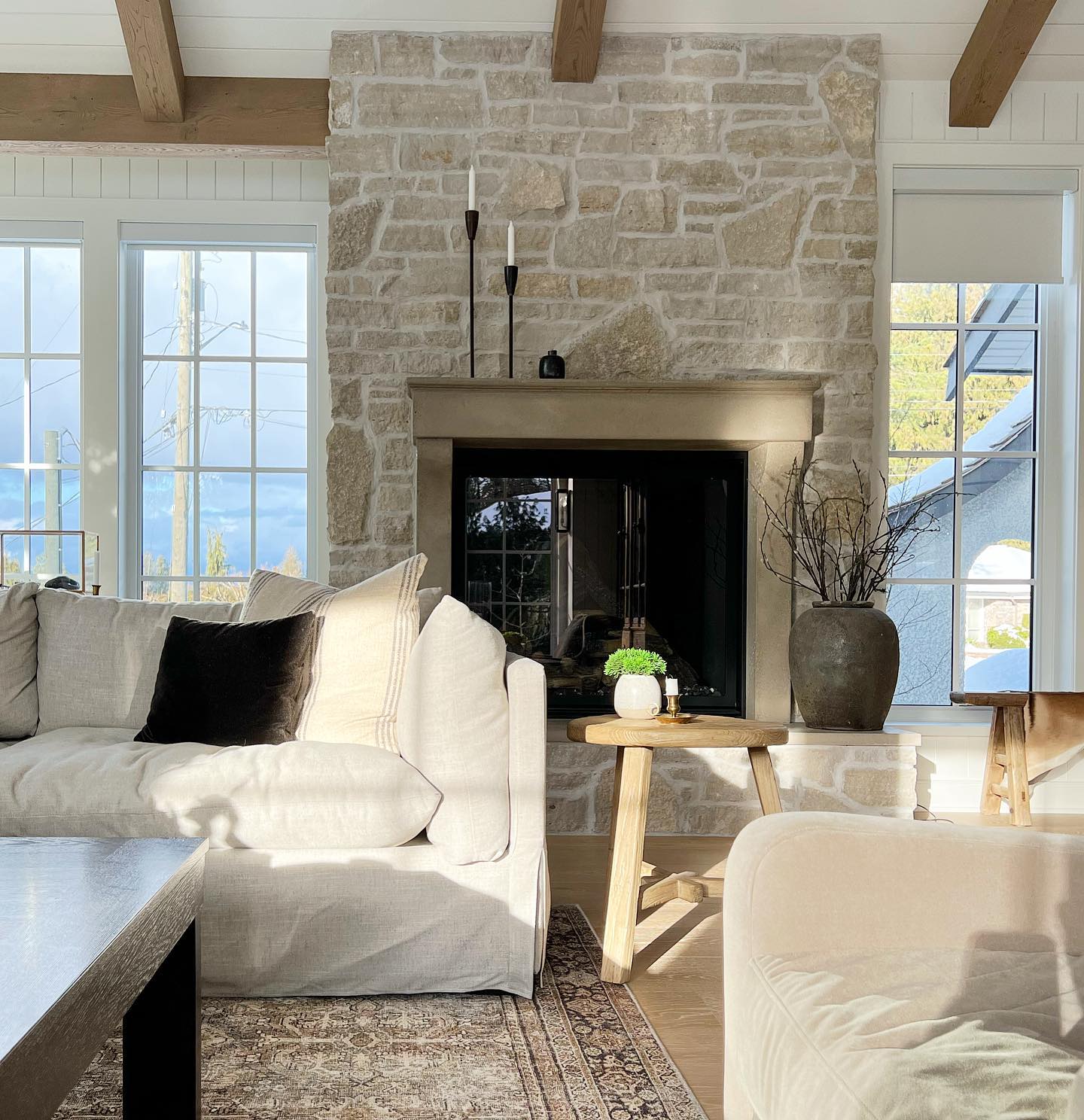 Keep a Stone Fireplace Mantel Spare