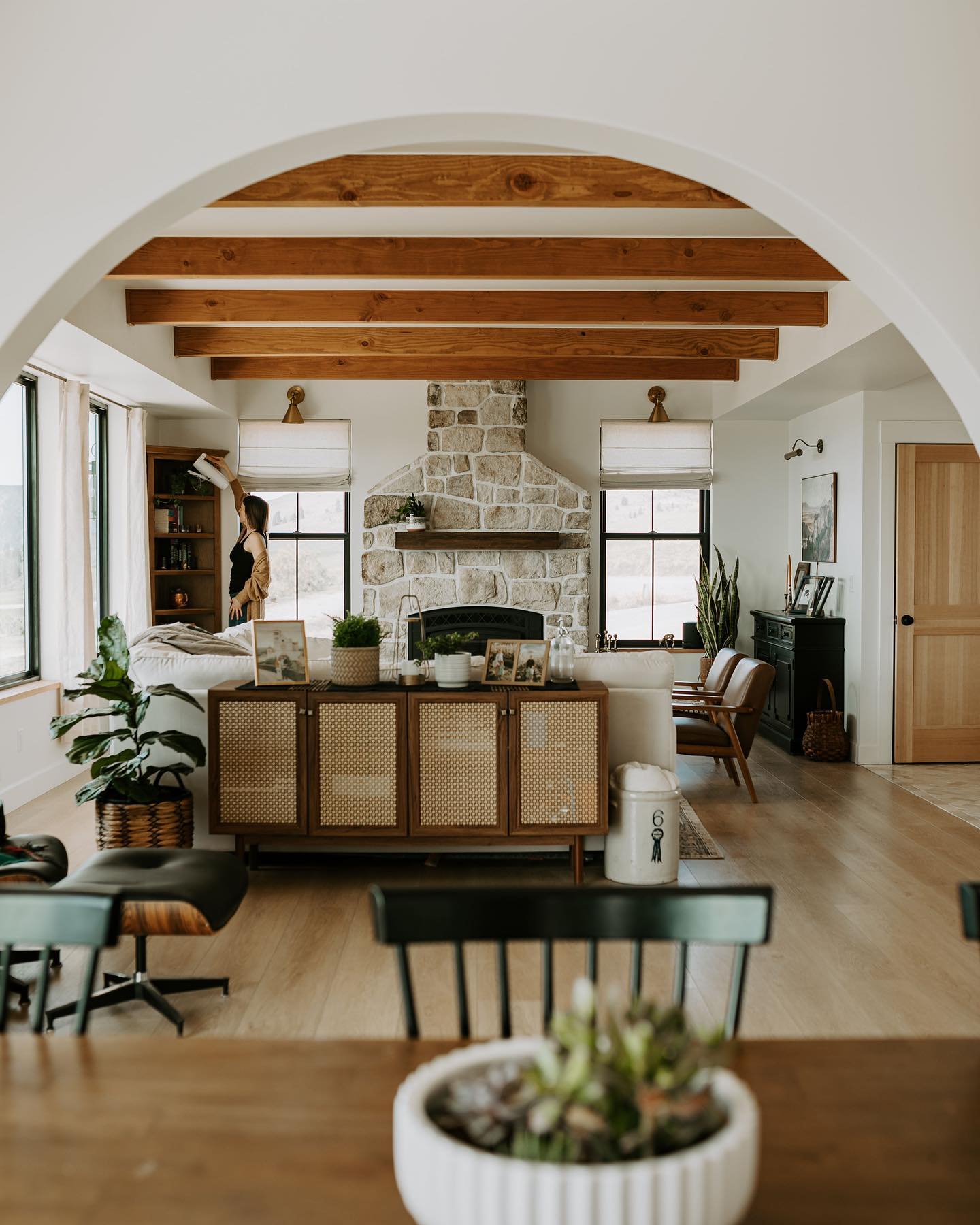 Bring Greenery into the Lightest Parts of the Room