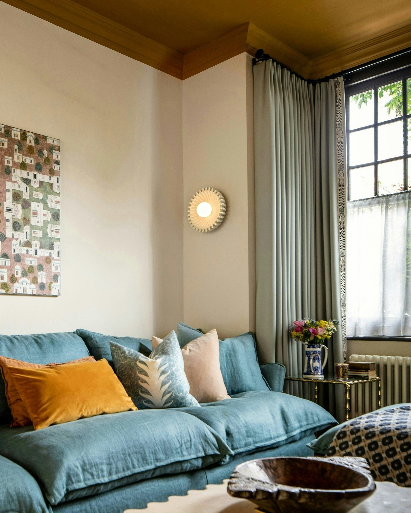 Give a Tall Ceiling Warmth