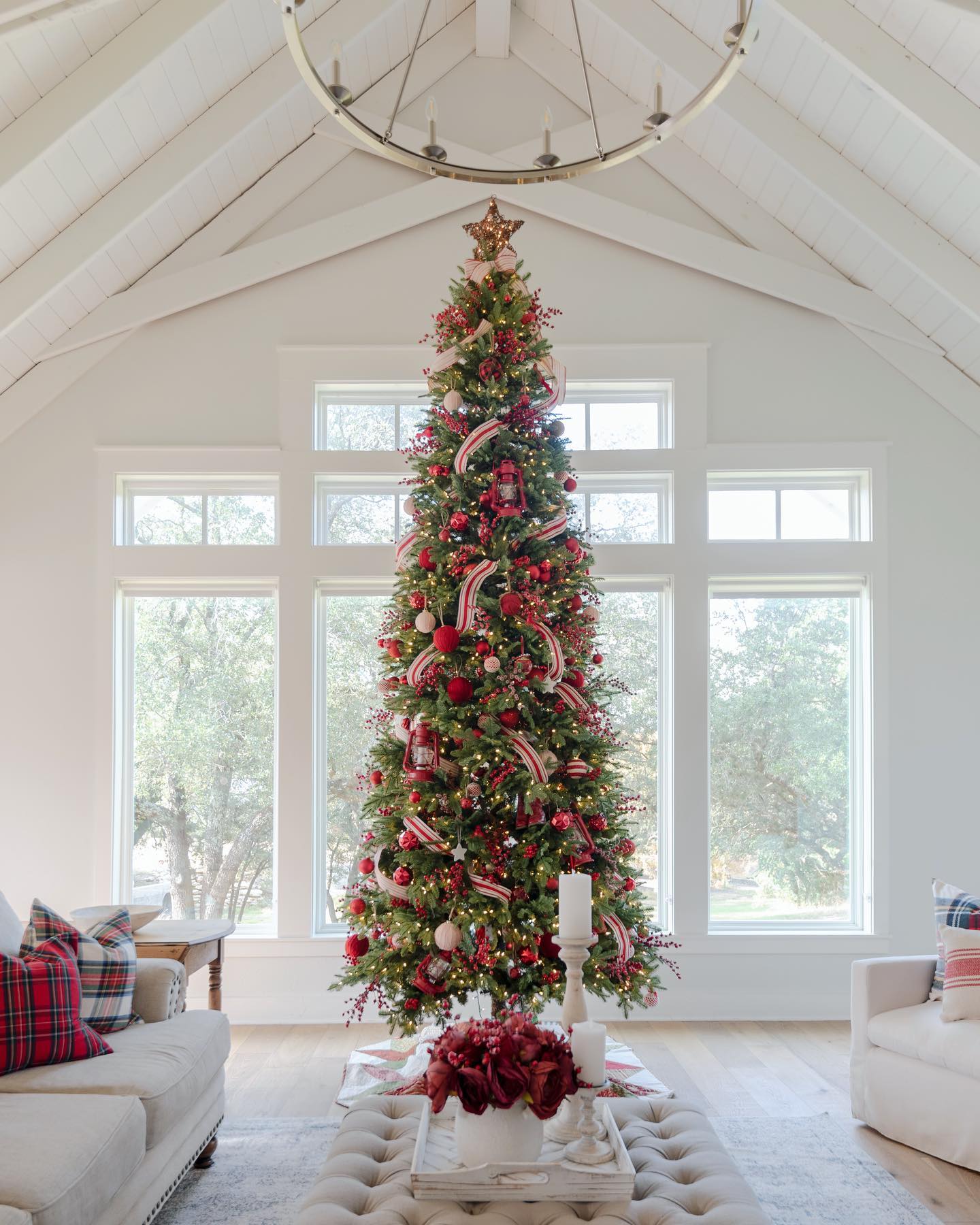Give a Tall Christmas Tree Room Beneath the Peak