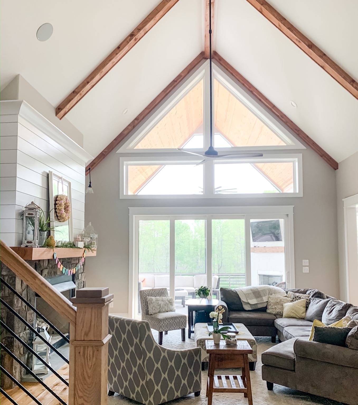 Carry the Vaulted Sightline Out to a Covered Porch