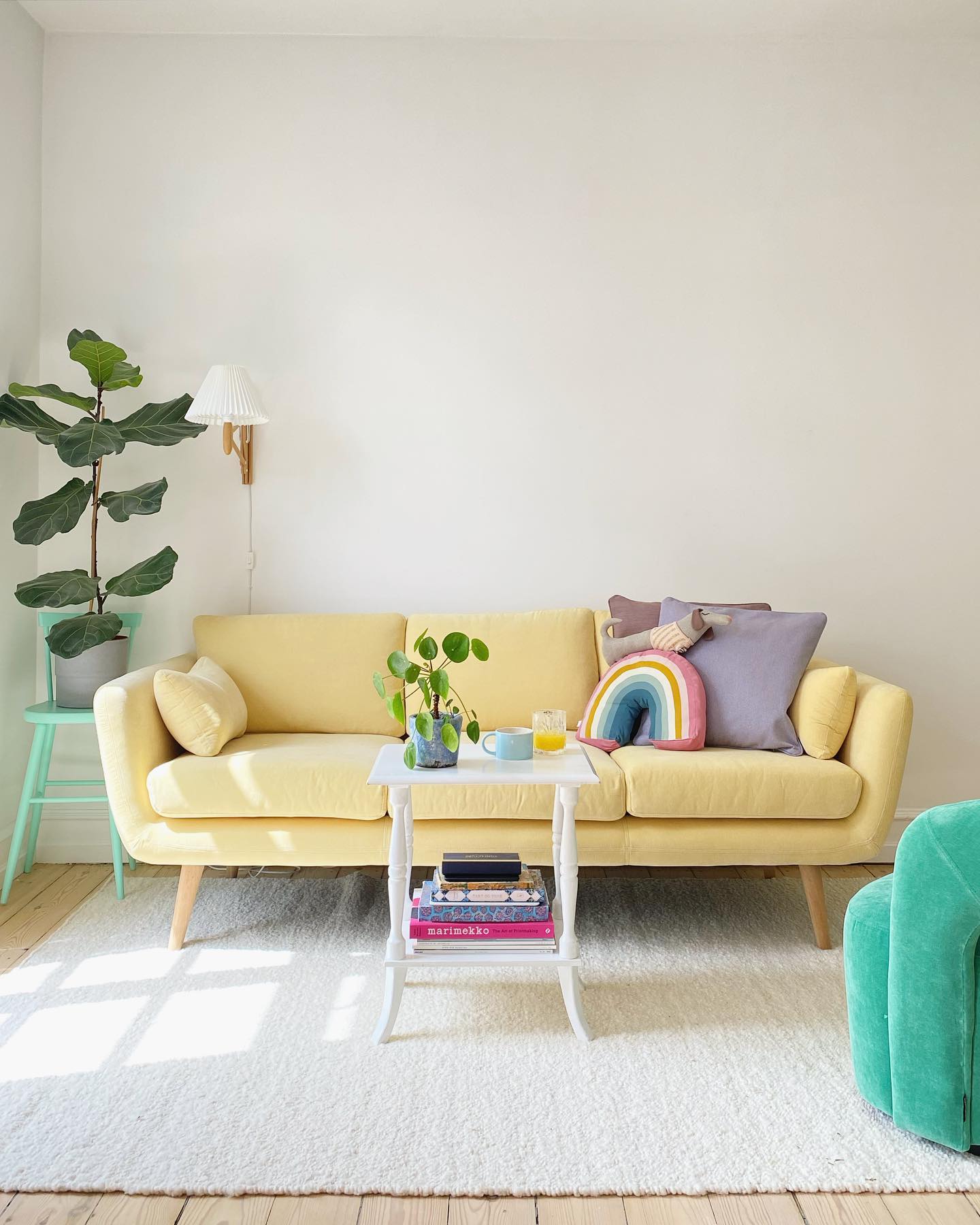 11. Keep Butter Yellow Soft With a Pastel Palette