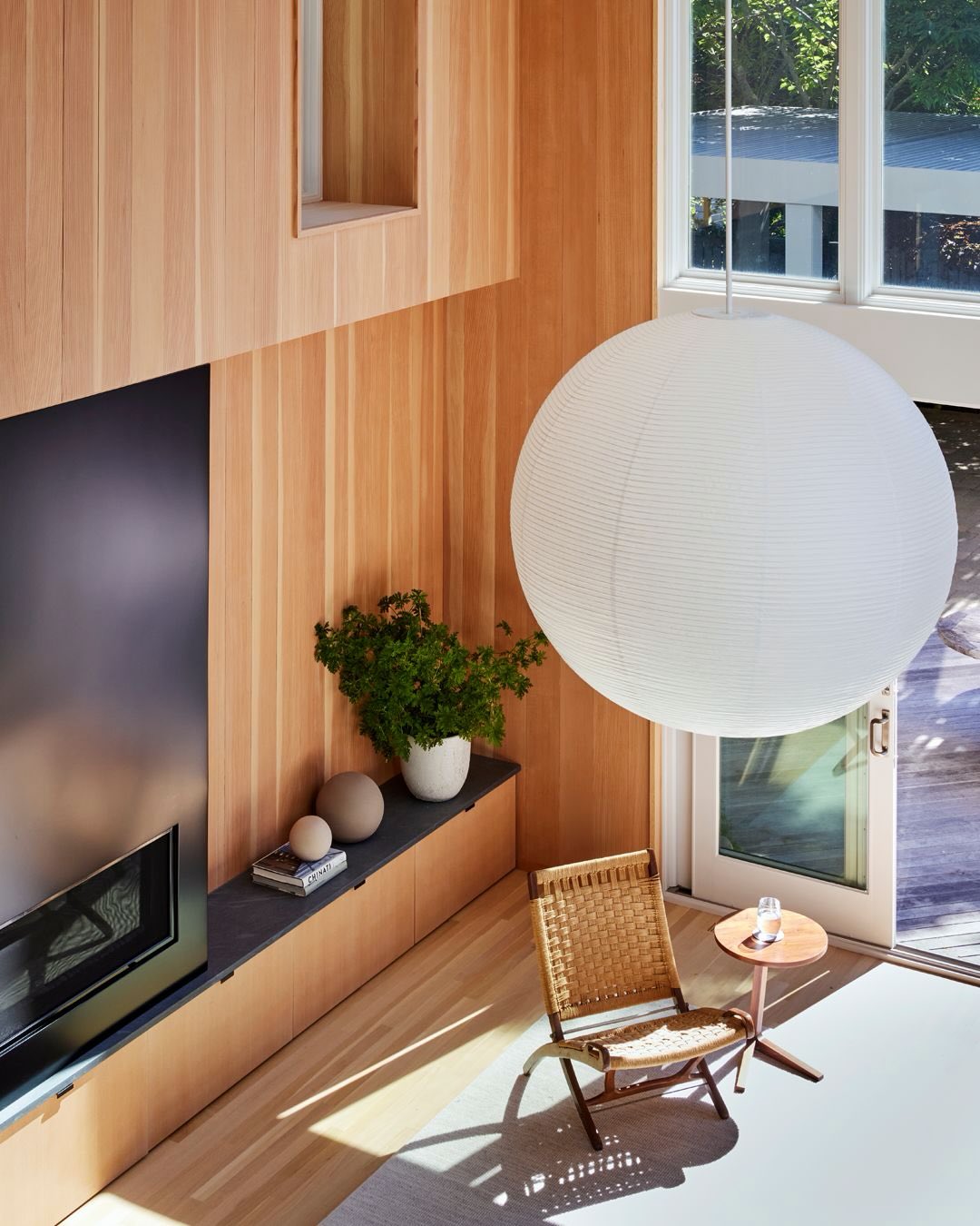 5. Cut a Clean Black Line Through Brown Paneling