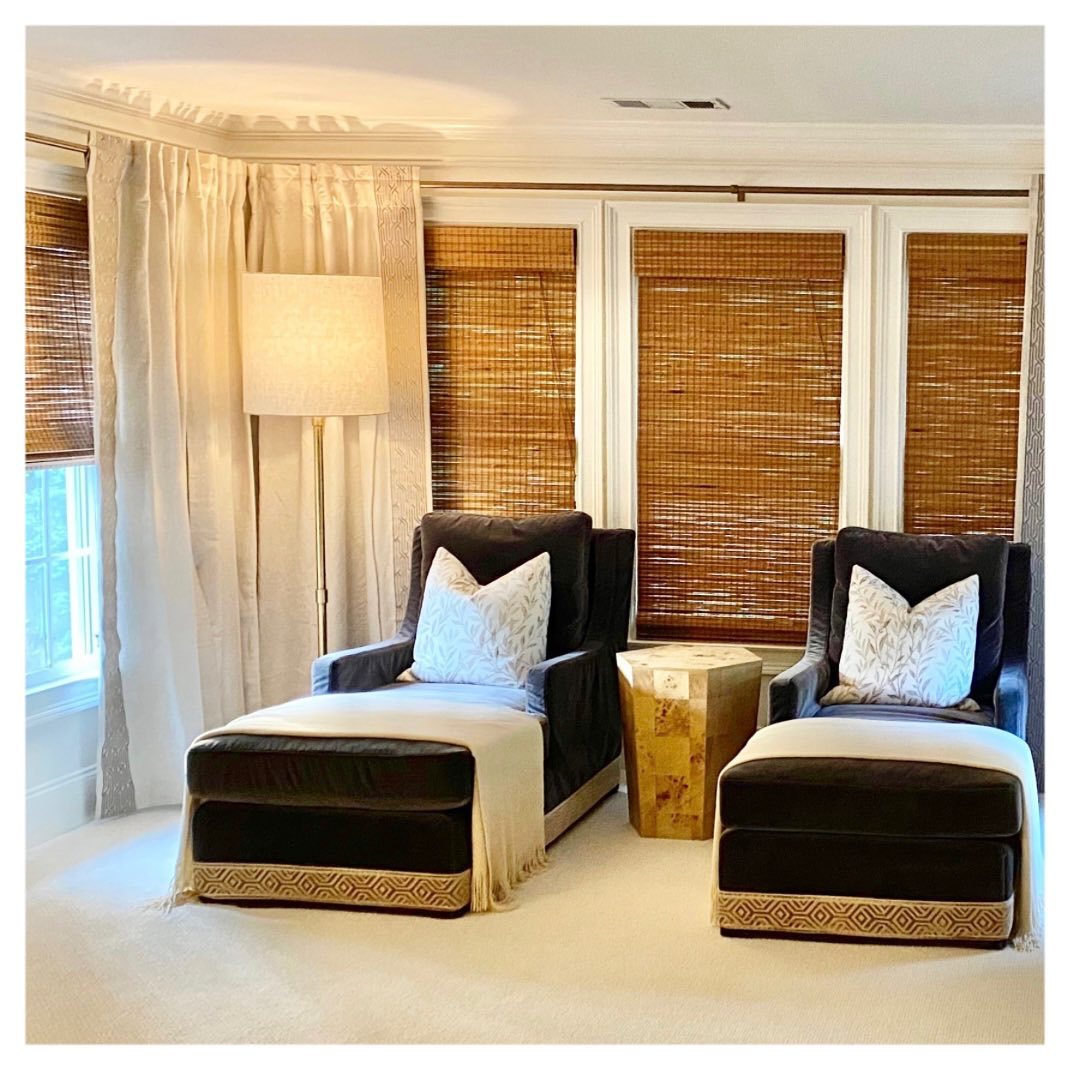 9. Create a Reading Corner with Gold Trim