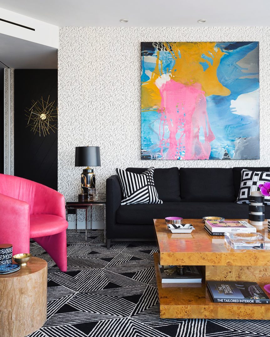 5. Make Bright Art the Focal Point