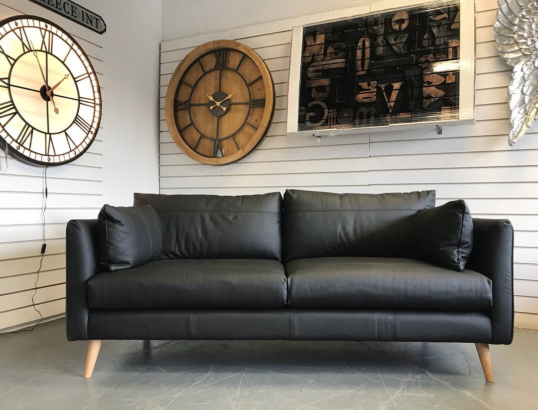 17. Choose Raised Wood Legs for a Lighter Look