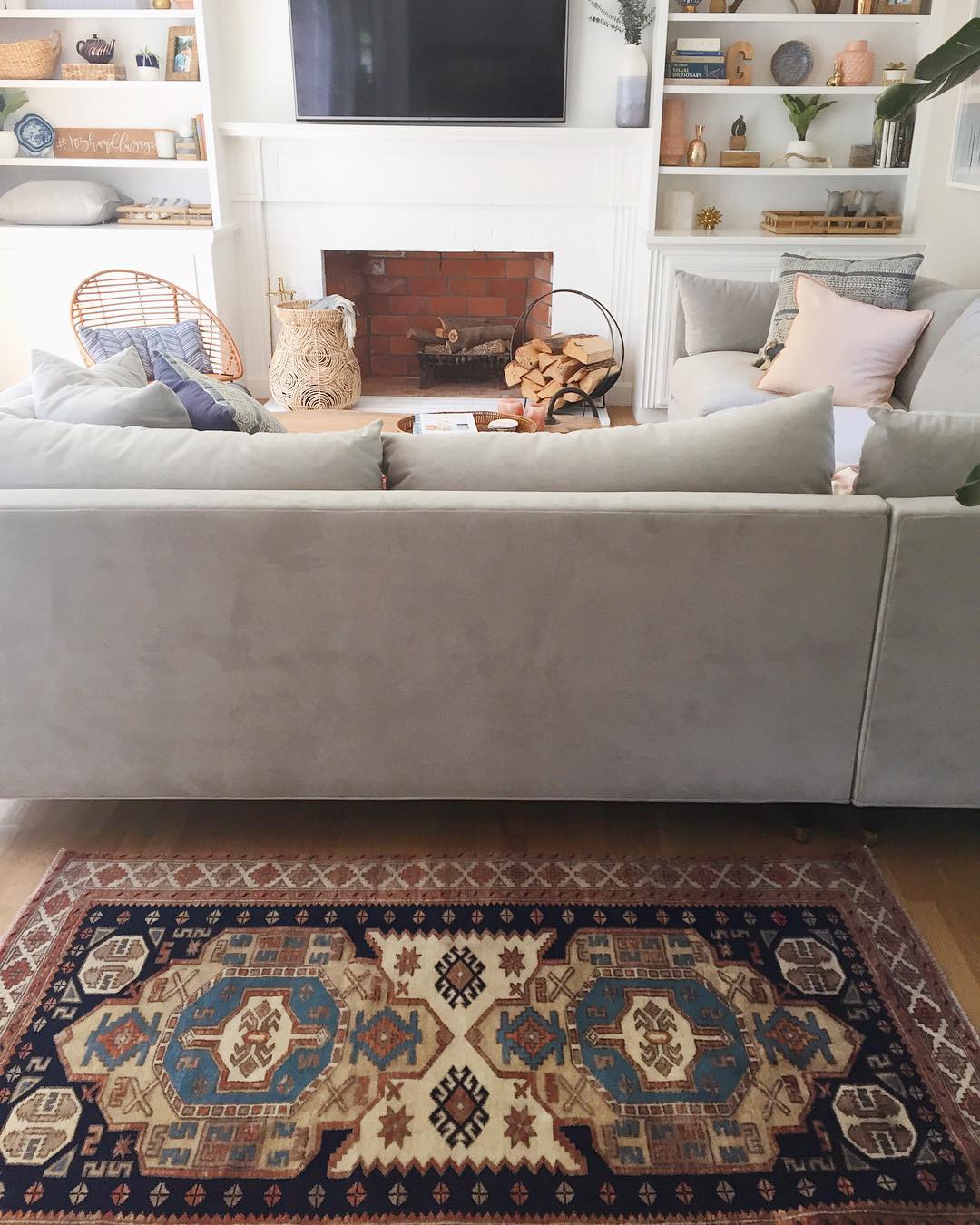 2. Bring Pattern Behind a Neutral Sectional