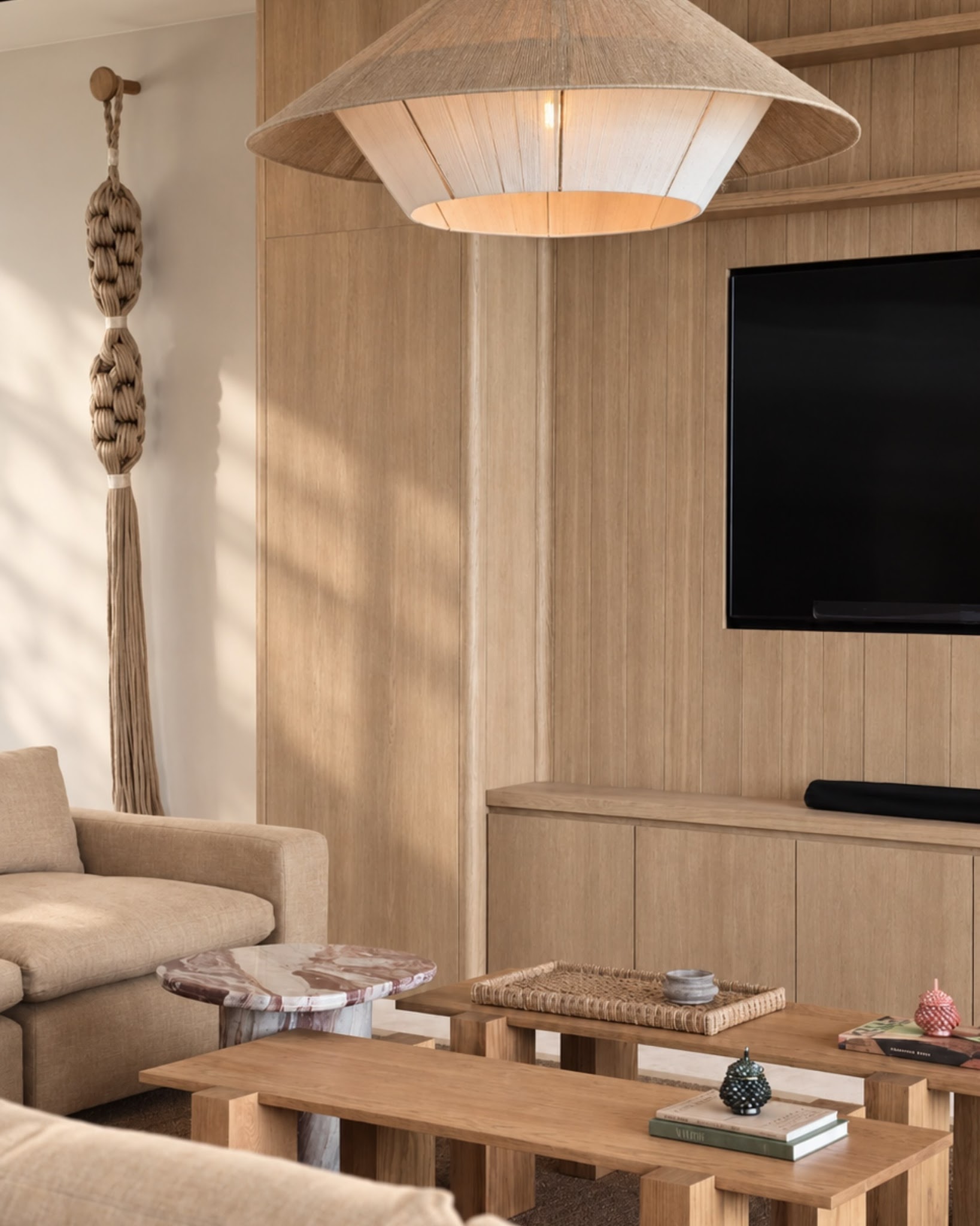 8. Hang One Oversized Fiber Accent