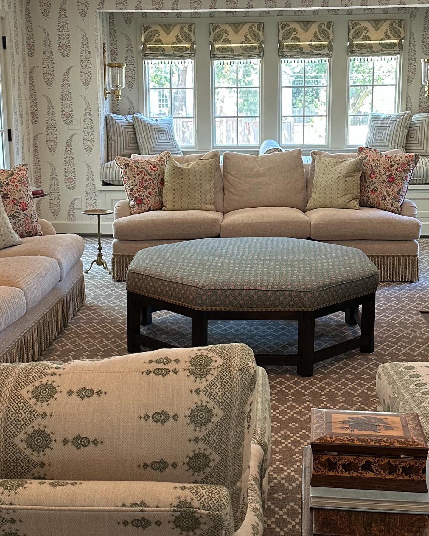 4. Unify Mixed Patterns With a Gentle Palette