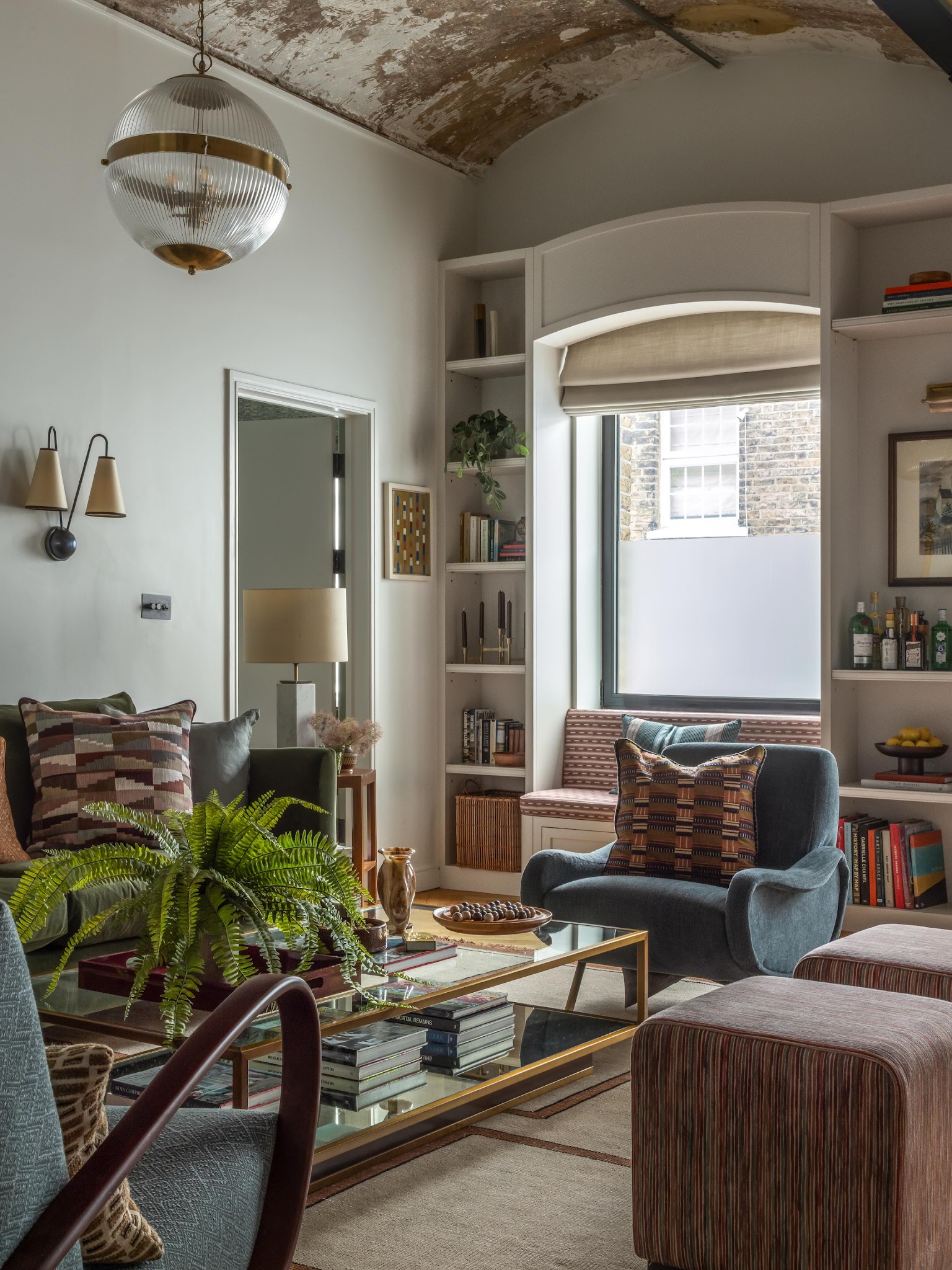 17. Frame a Window Seat With Open Shelving