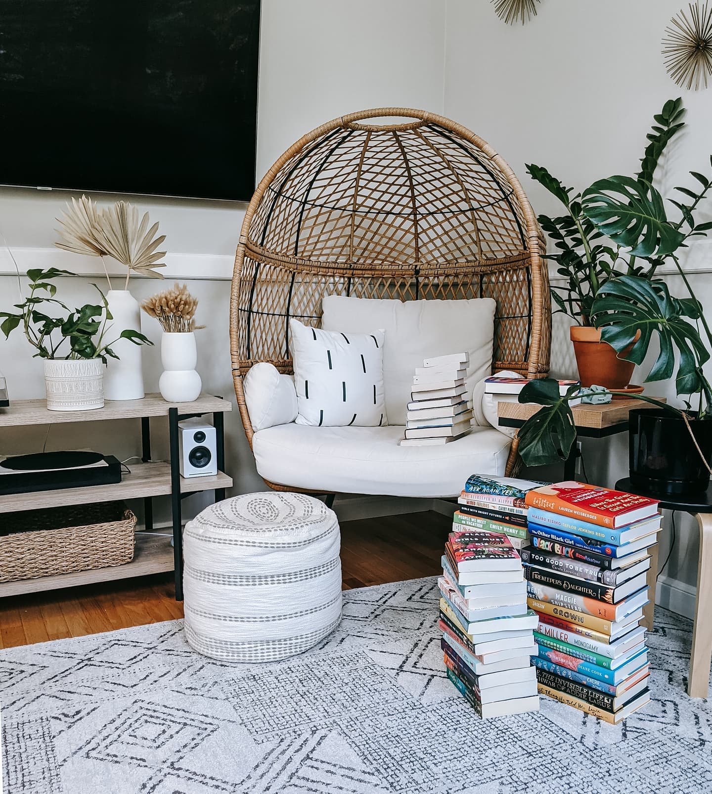 Create a Sheltered Seat with a Woven Egg Chair