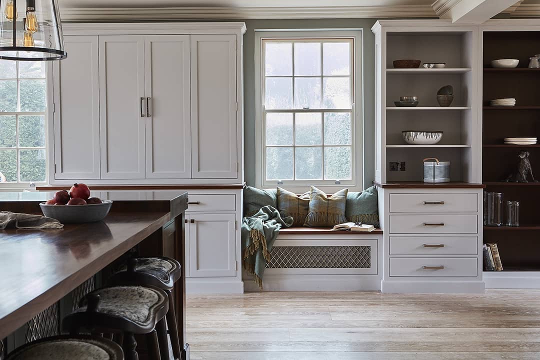 Allow for Ventilation Beneath a Kitchen Window Seat