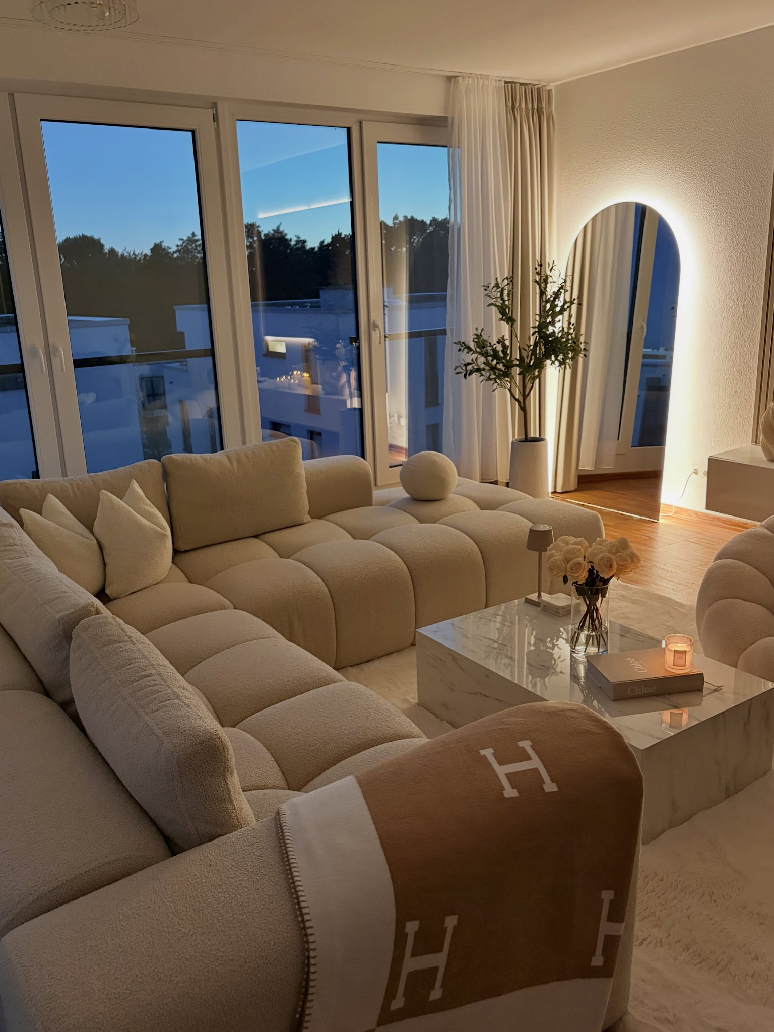 9. Let a Sculptural Sectional Lead