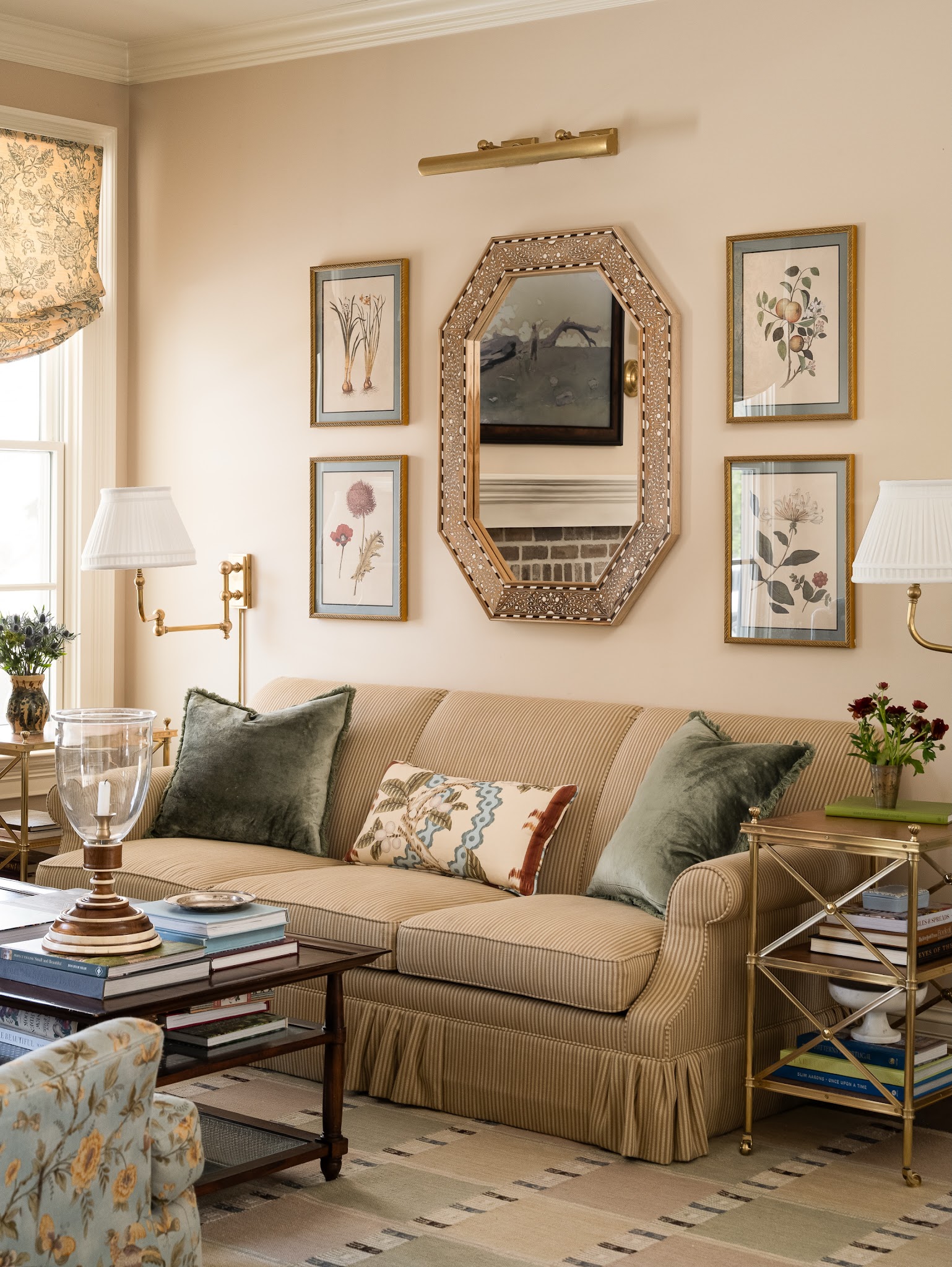 13. Build a Balanced Gallery Around a Mirror