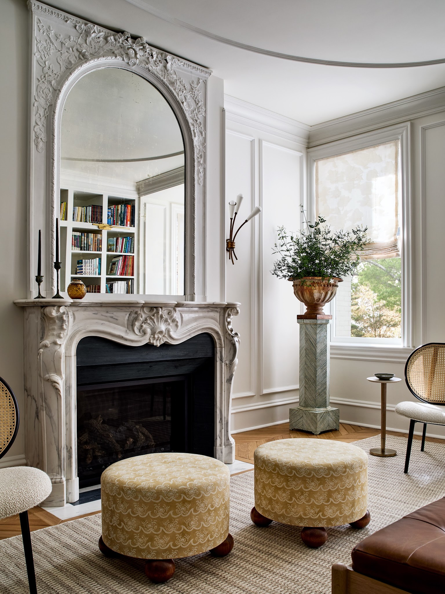 18. Introduce Pattern With Small Ottomans