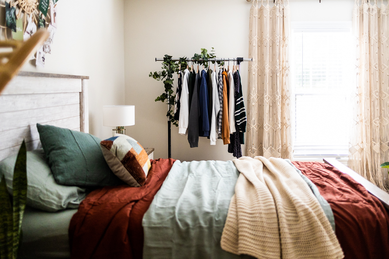11. Use an Open Rail for Favorite Everyday Outfits