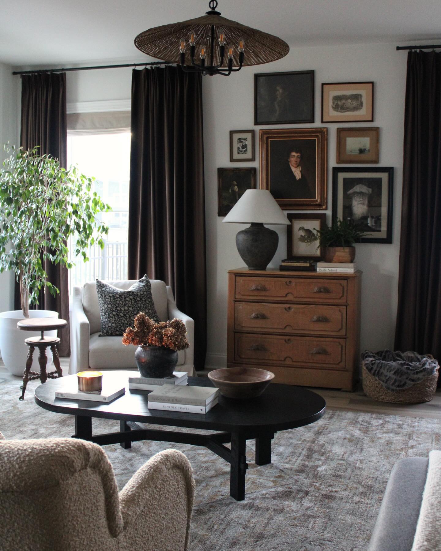 10. Build a Portrait Gallery Above a Wooden Chest