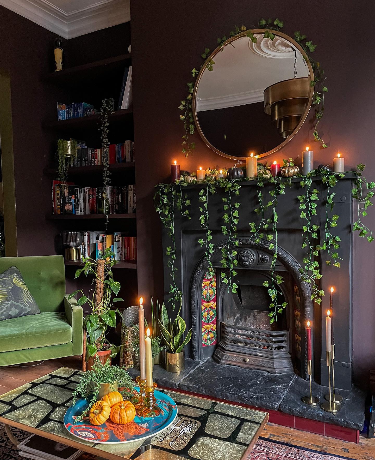 18. Borrow Your Palette from Fireplace Tiles