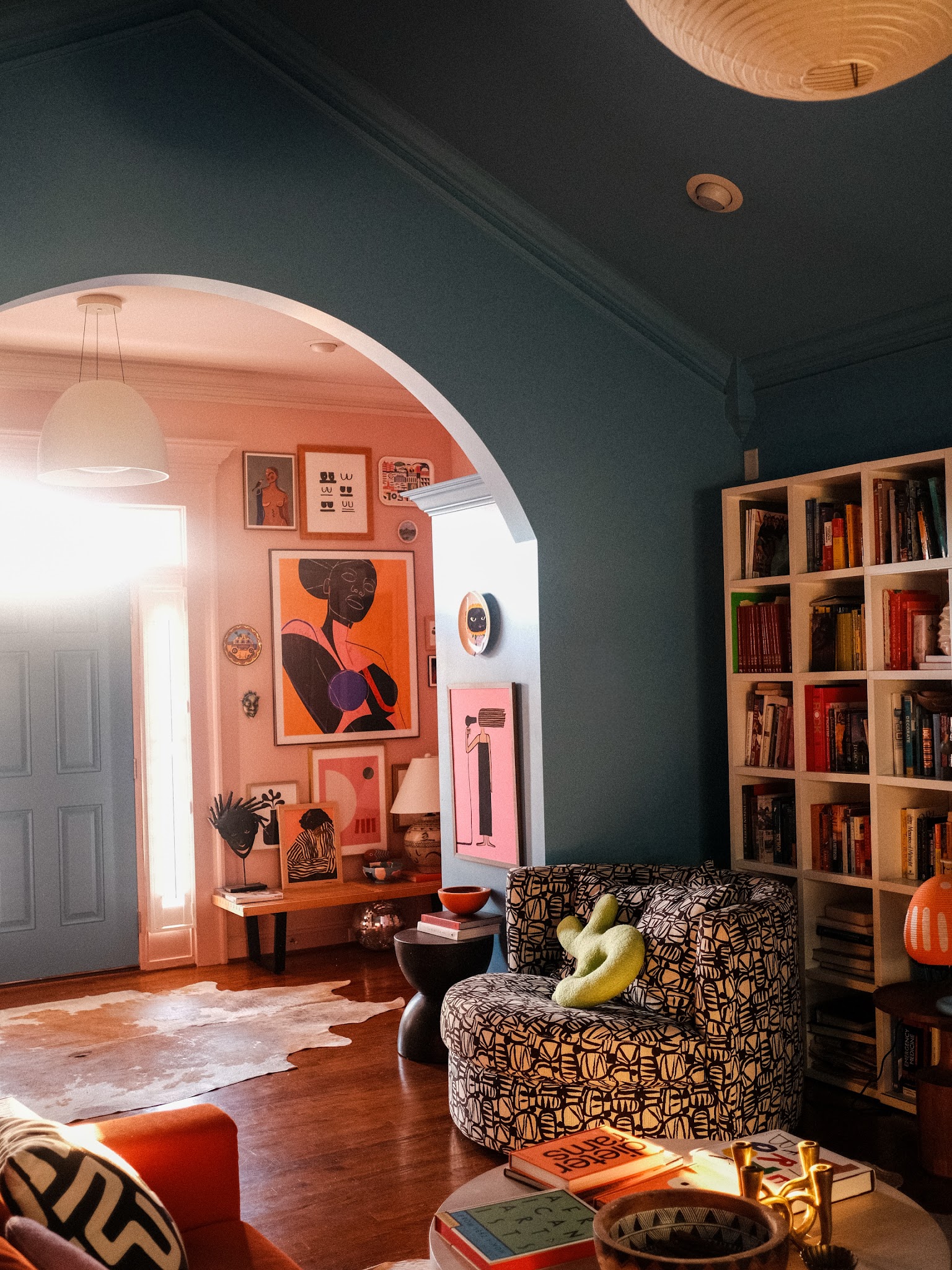 10. Carry Color Through an Open Doorway