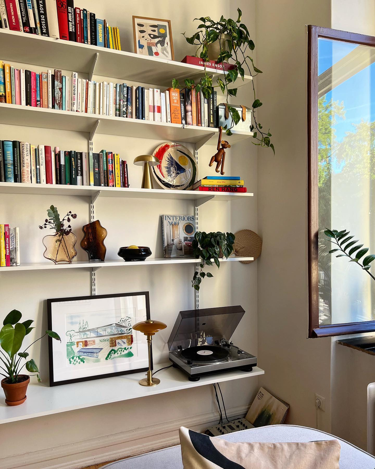 4. Create a Compact Listening Corner