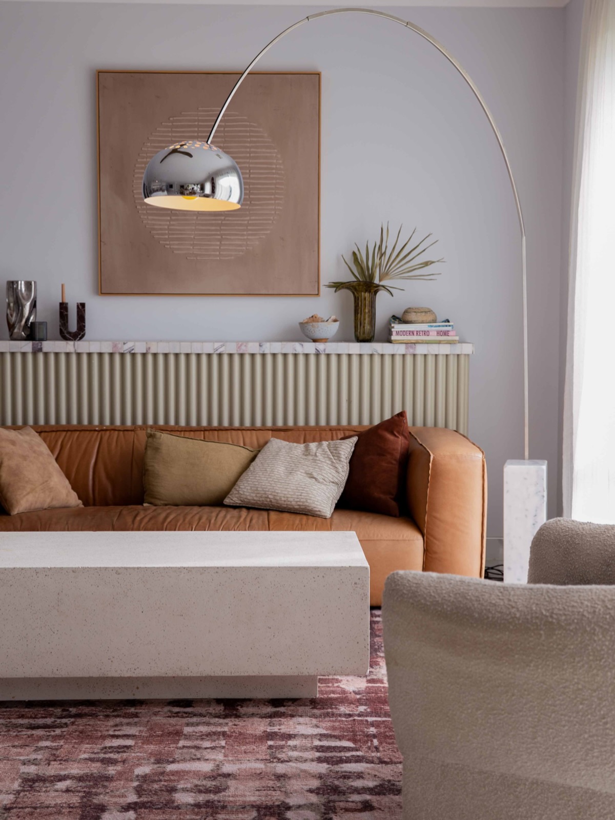 11. Reach Over the Seating With an Arc Lamp